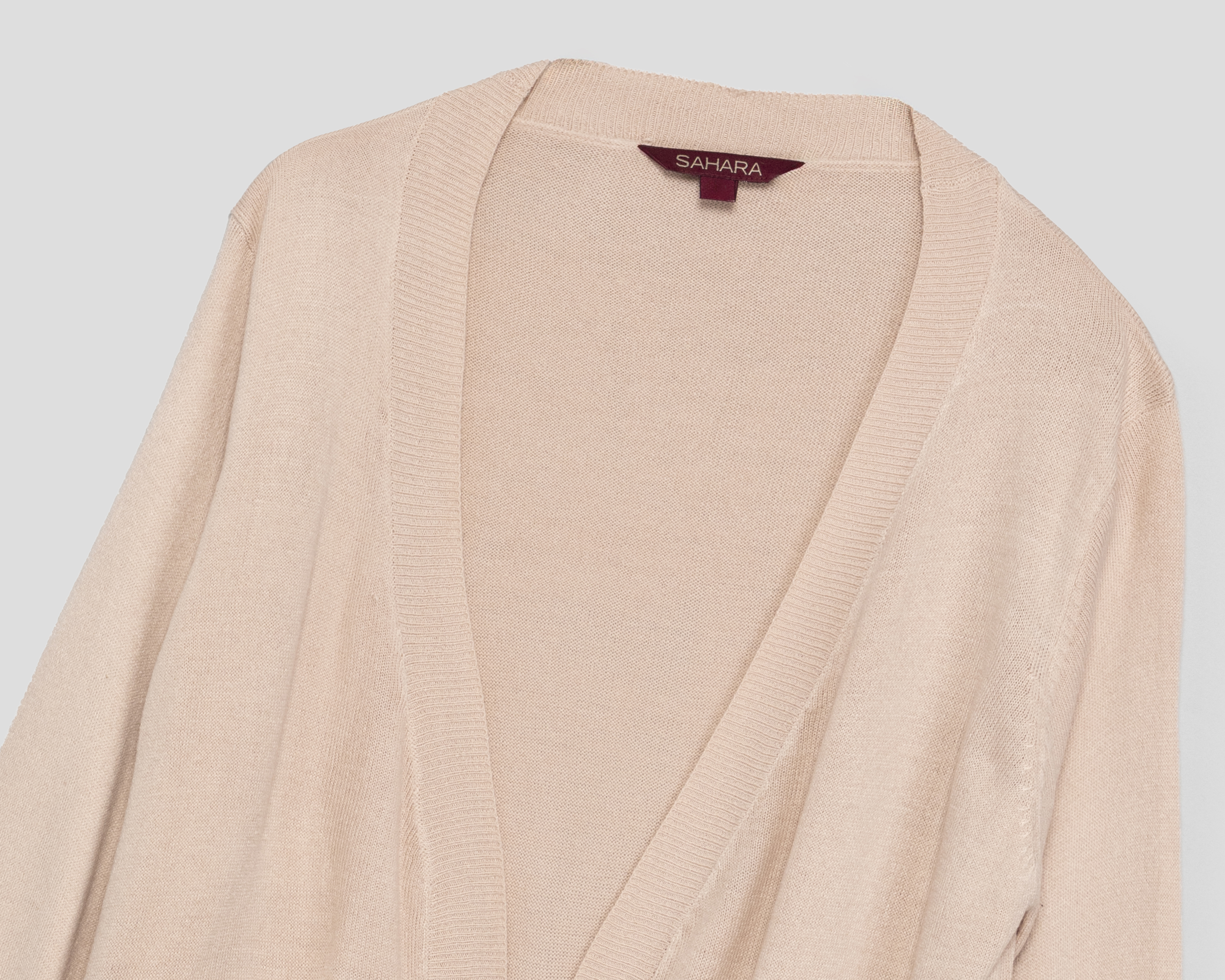 Foto 4 pulgar | Foto 3 | Cardigan Beige Sahara para Mujer