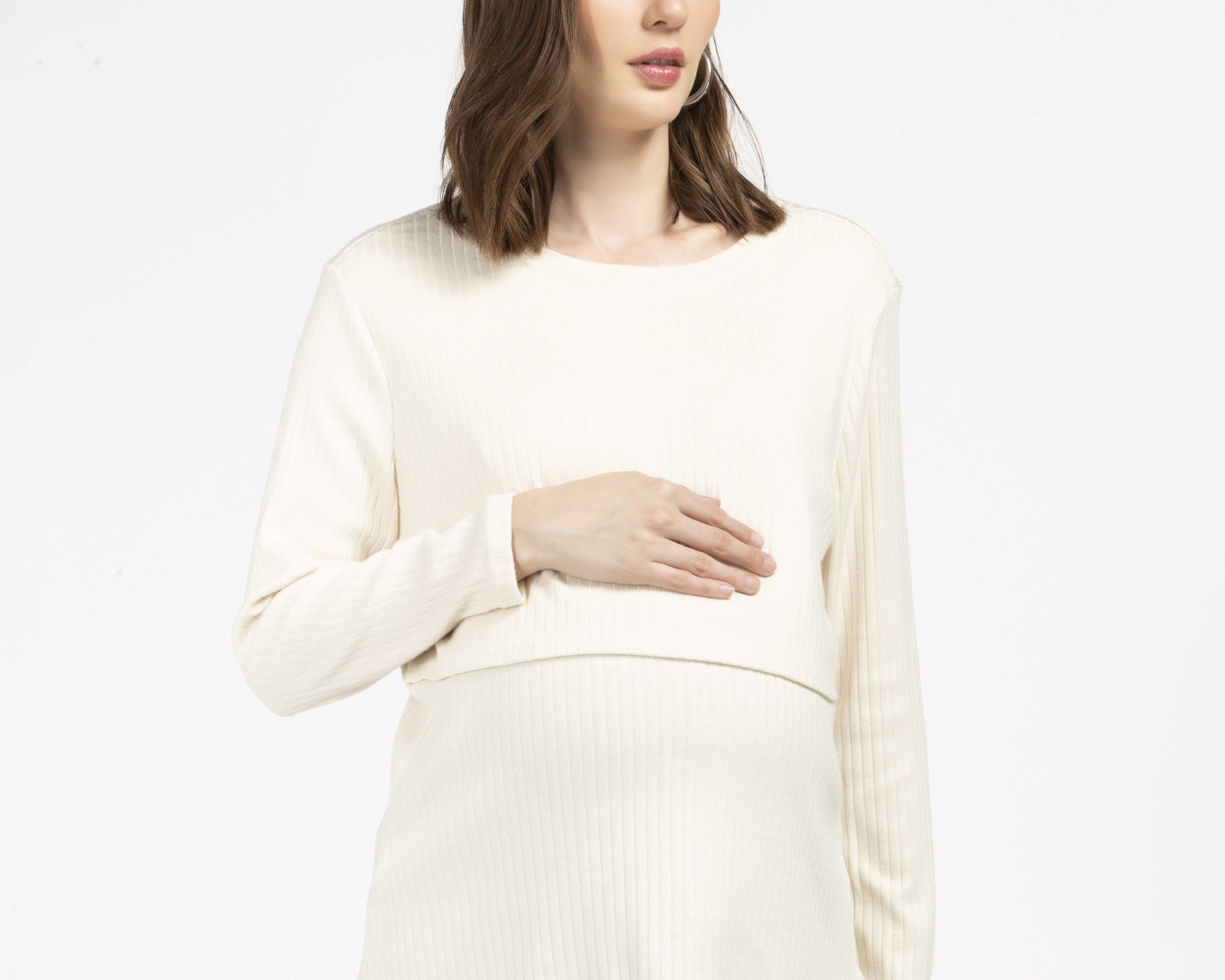 Foto 5 pulgar | Foto 4 | Playera de Maternidad Manga Larga Mamá Bella