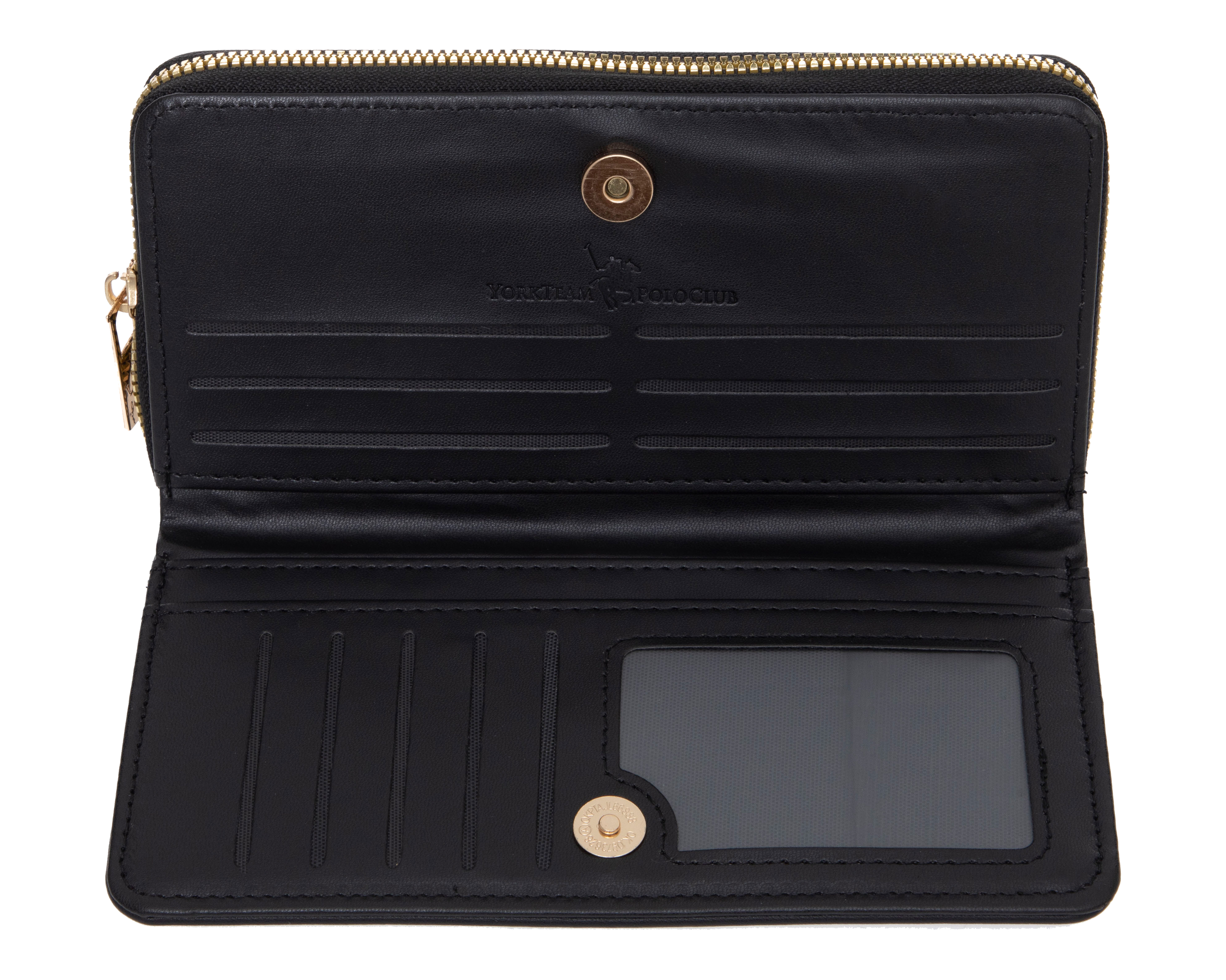 Foto 5 | Foto 5 | Cartera para Mujer York Team Polo Club Negra