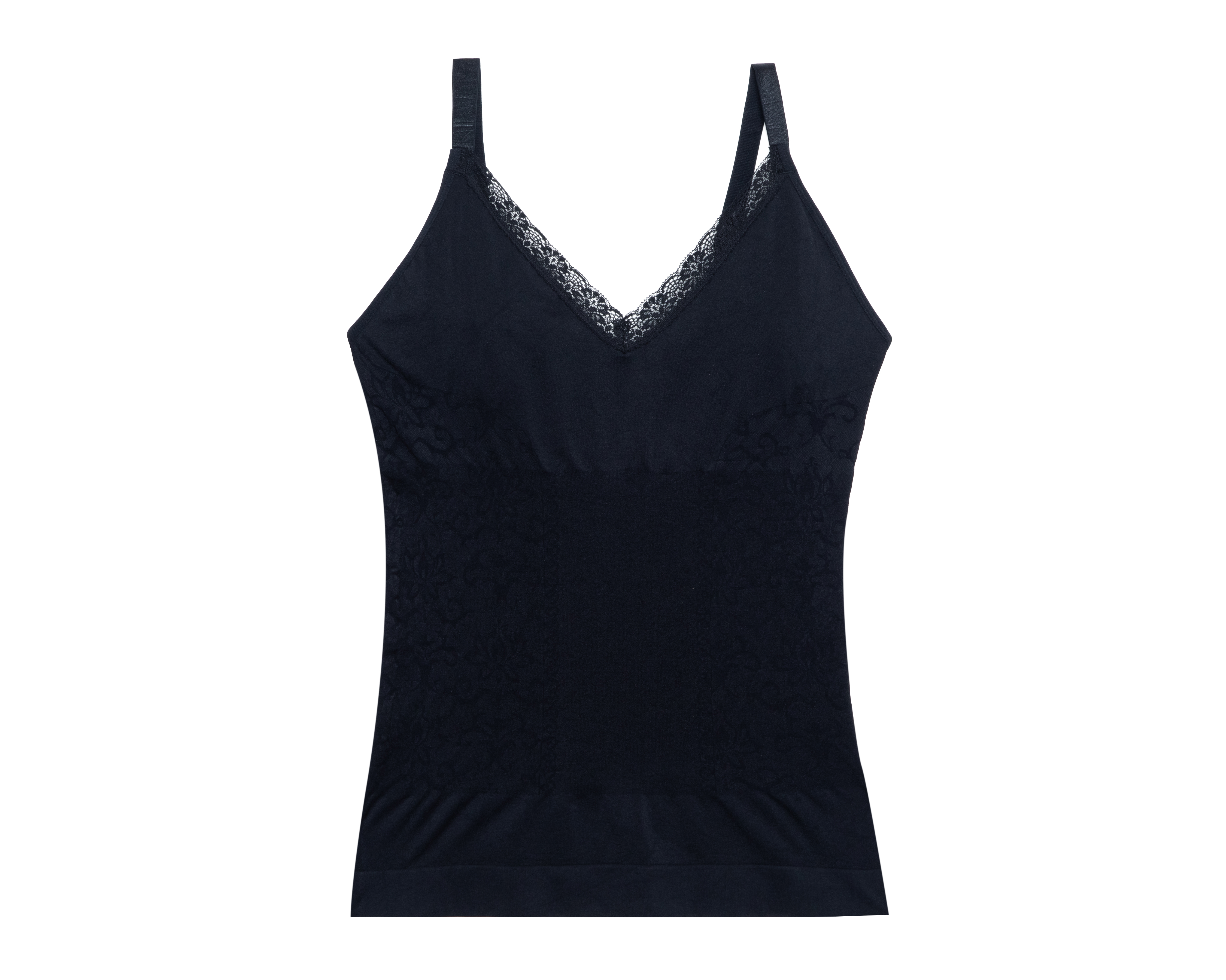 Camiseta con Control Negra Beauty Secret Mediana Compresión para Mujer