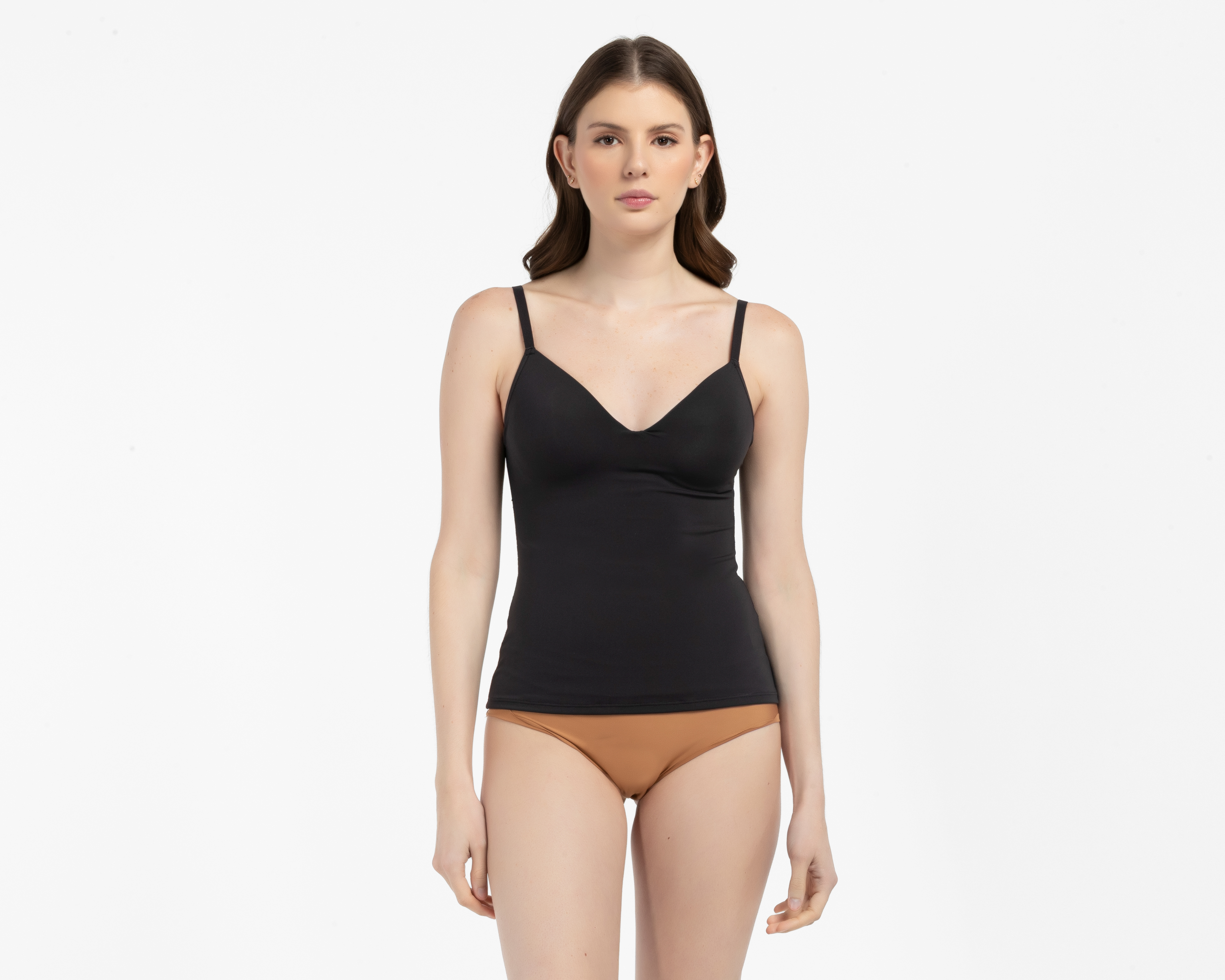 Camiseta Control Negra Beauty Secret para Mujer