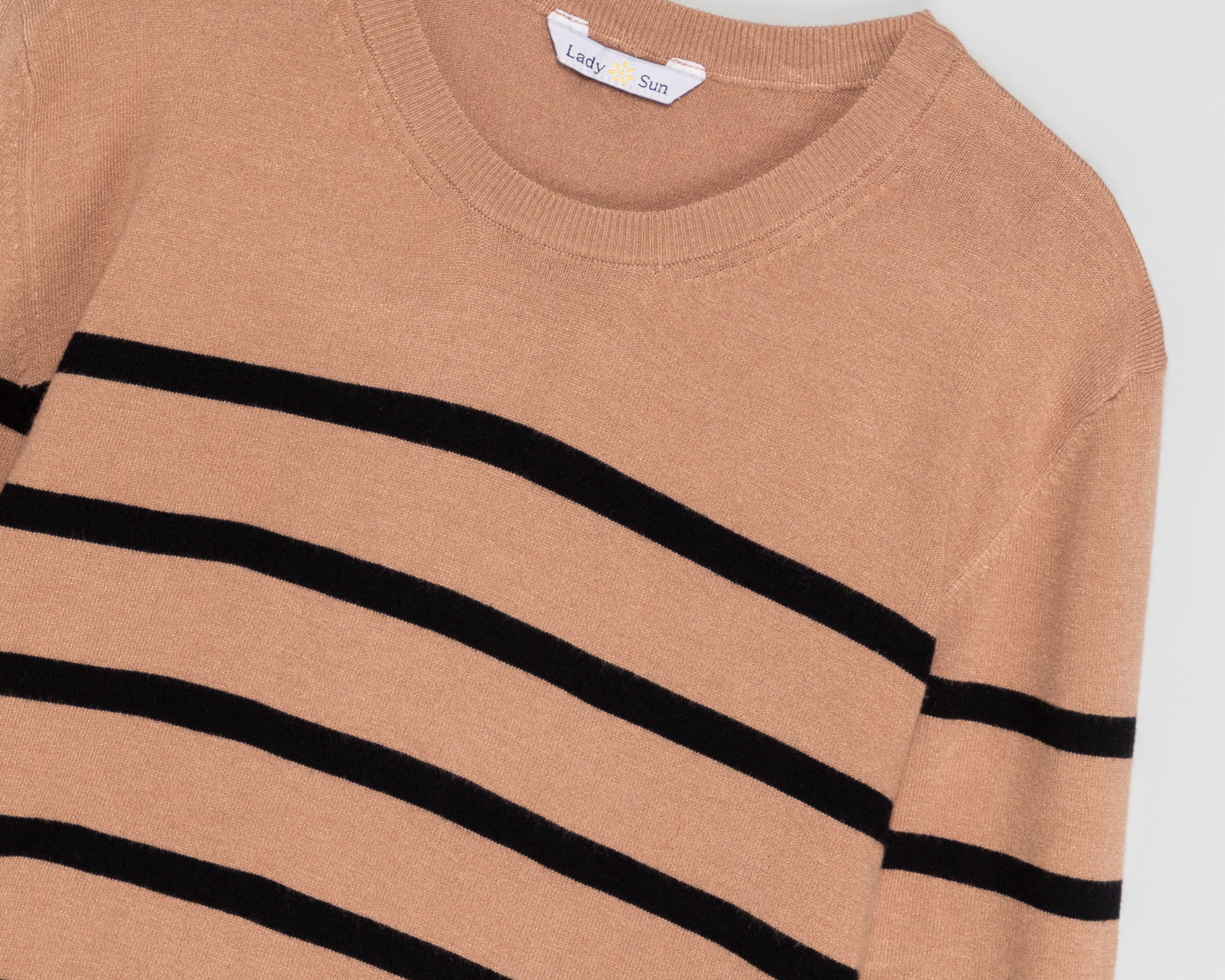 Foto 4 pulgar | Foto 3 | Suéter con Rayas Lady Sun para Mujer