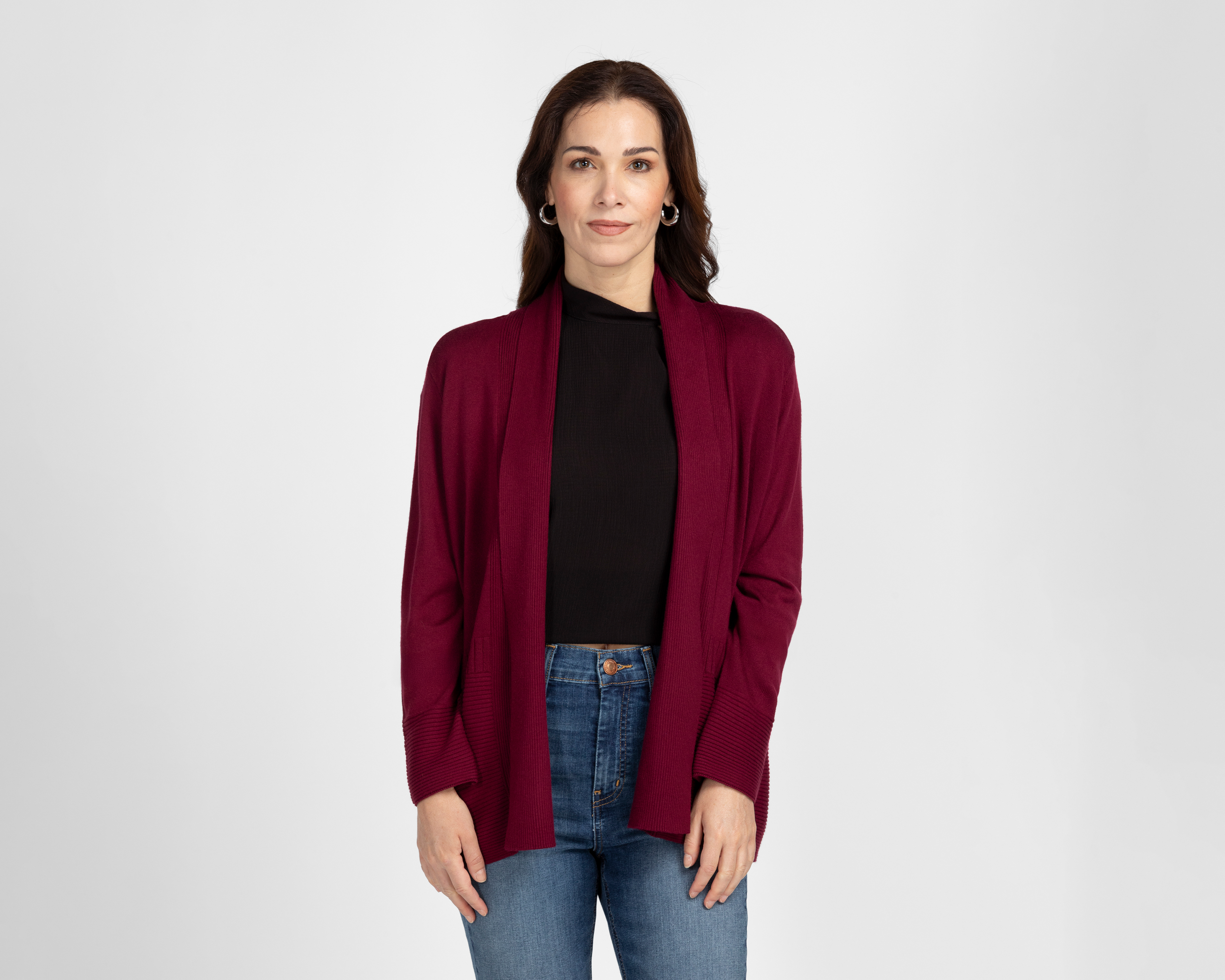 Cárdigan Tinto Lady Sun para Mujer