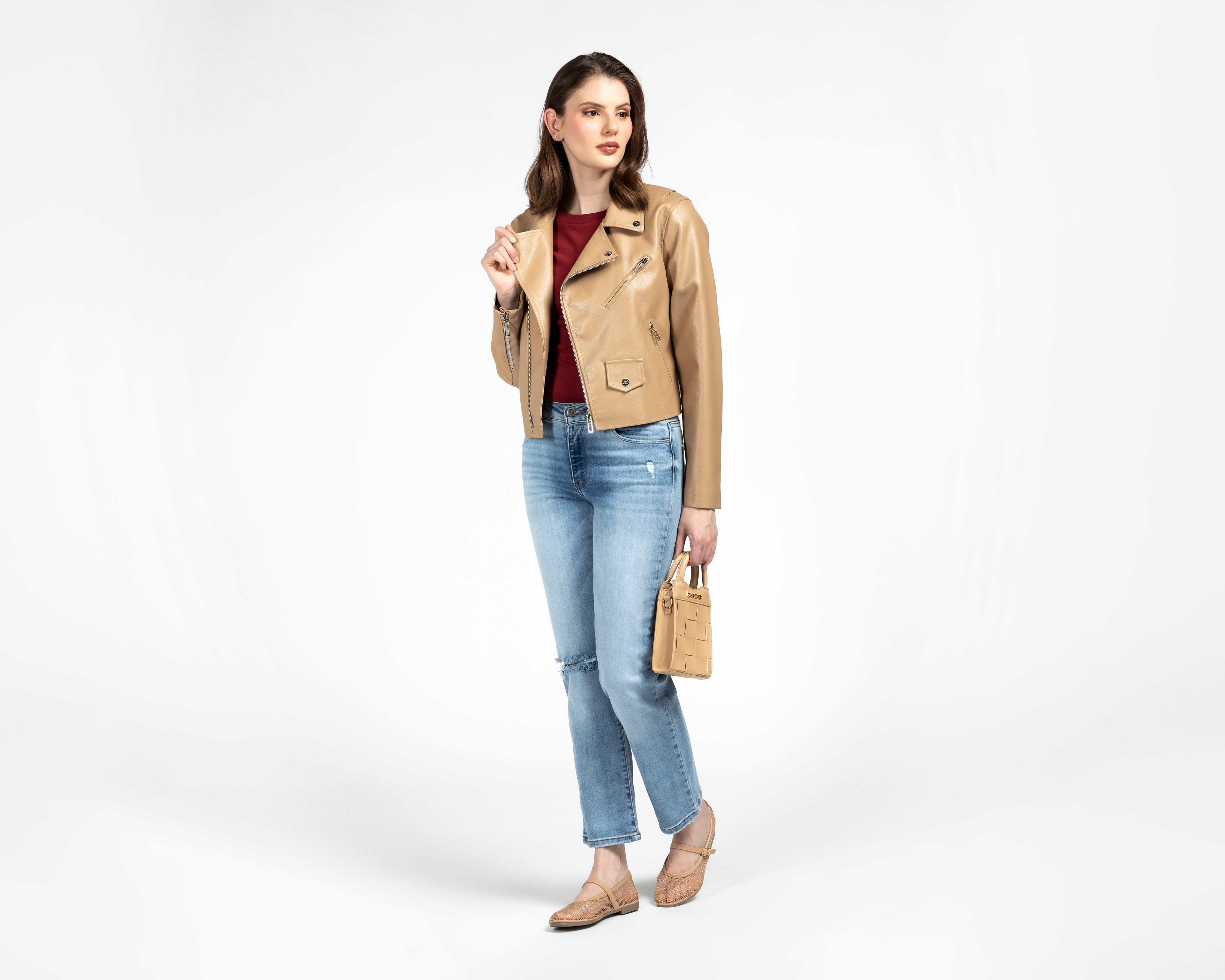 Foto 3 pulgar | Foto 2 | Playera Manga Corta Lucky Star para Mujer