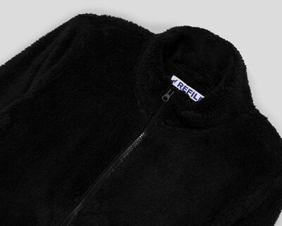 Foto 3 | Foto 3 | Sudadera Negra Refill para Mujer