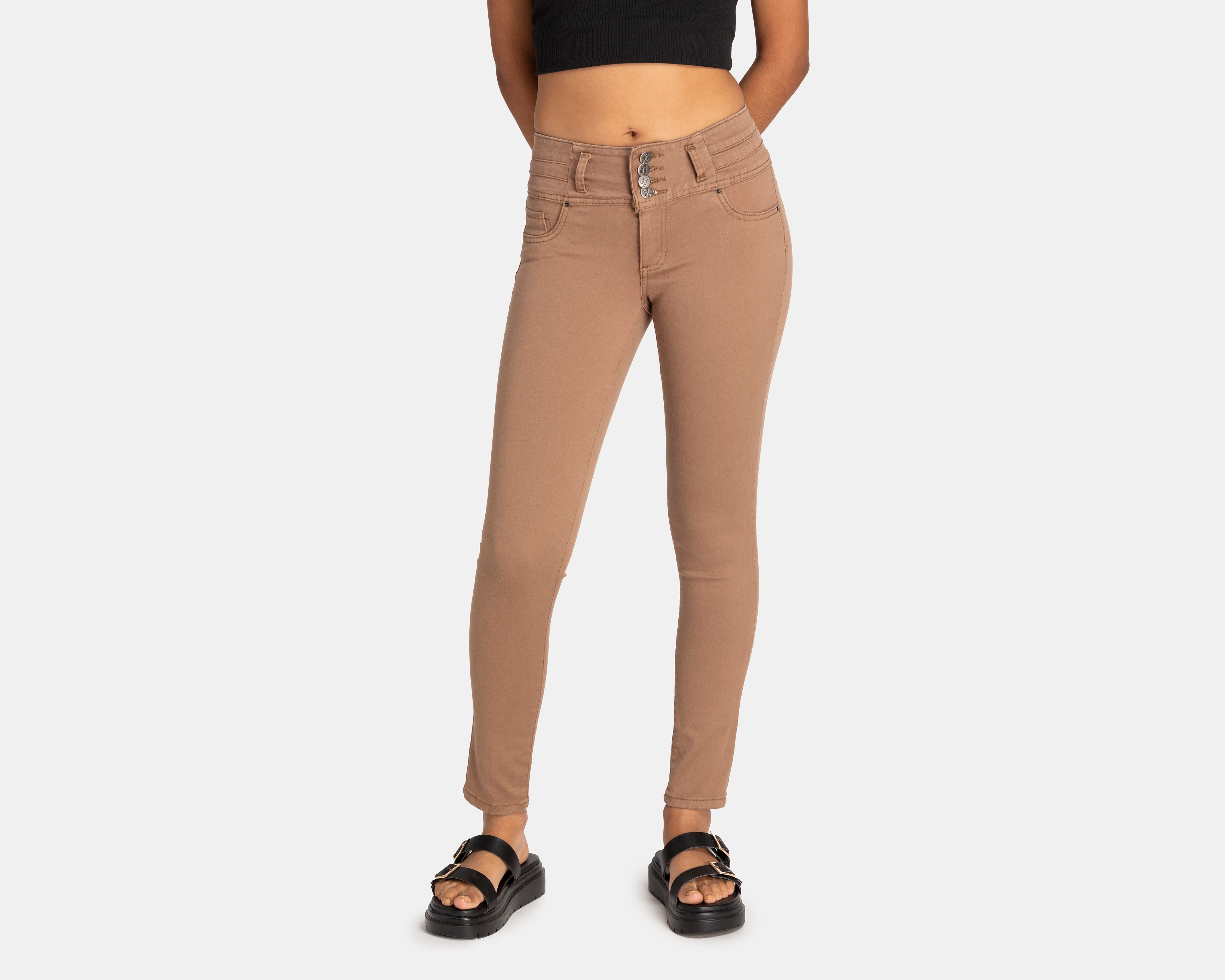 Foto 2 pulgar | Foto 1 | Pantalón Boy London Pretina Alta