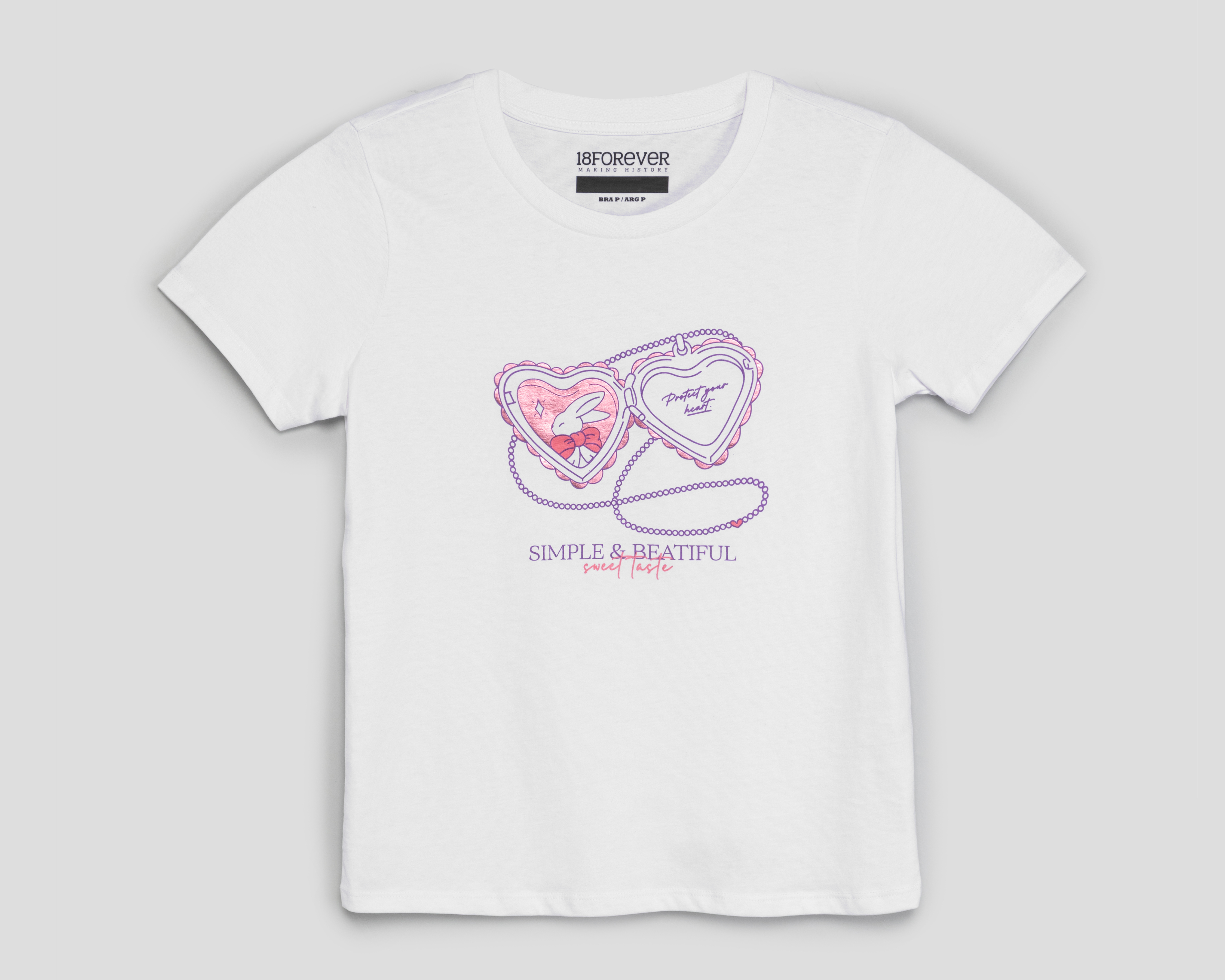 Foto 2 pulgar | Foto 1 | Playera Estampada 18 Forever para Mujer