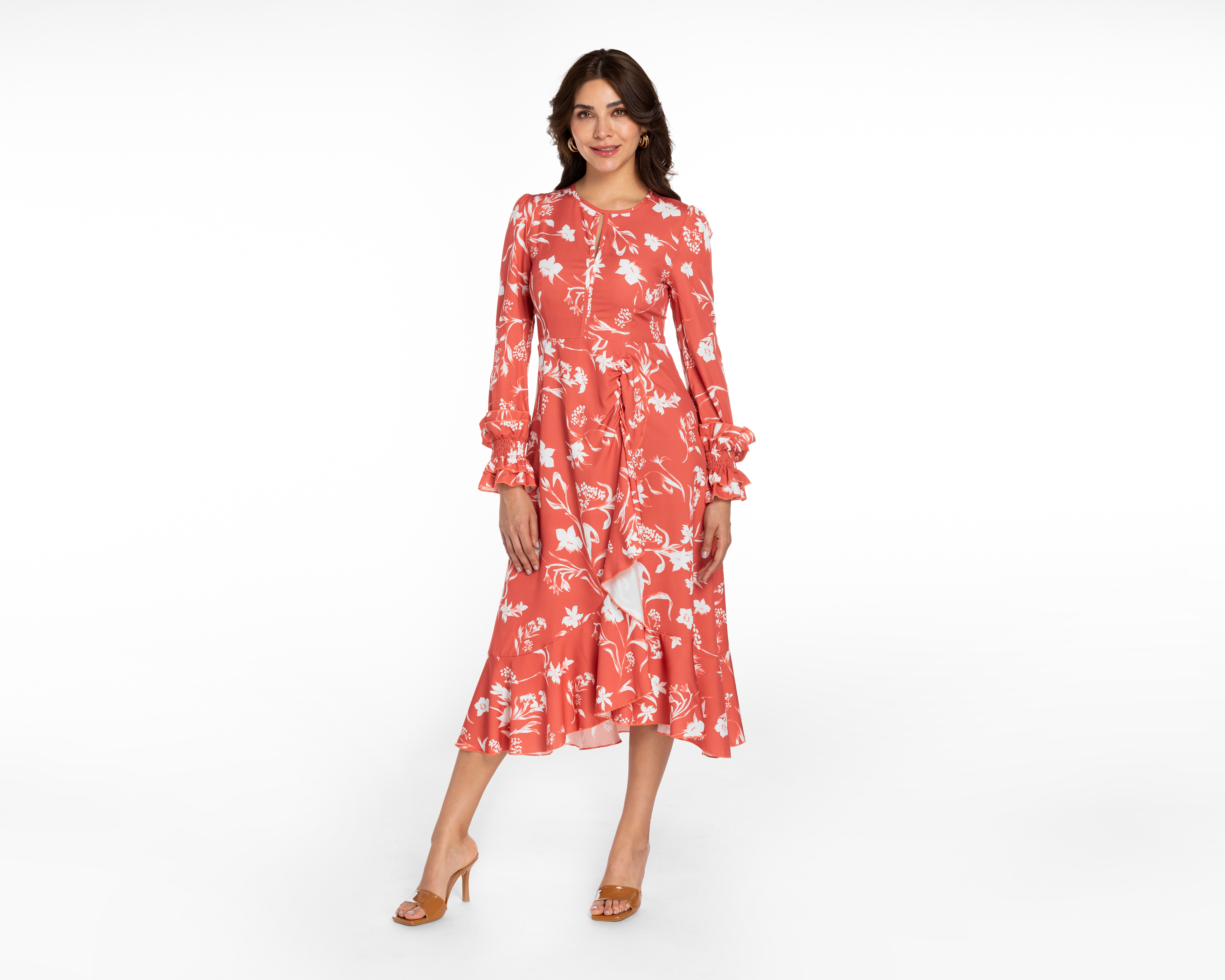 Vestido Meirius Casual Midi con Holán