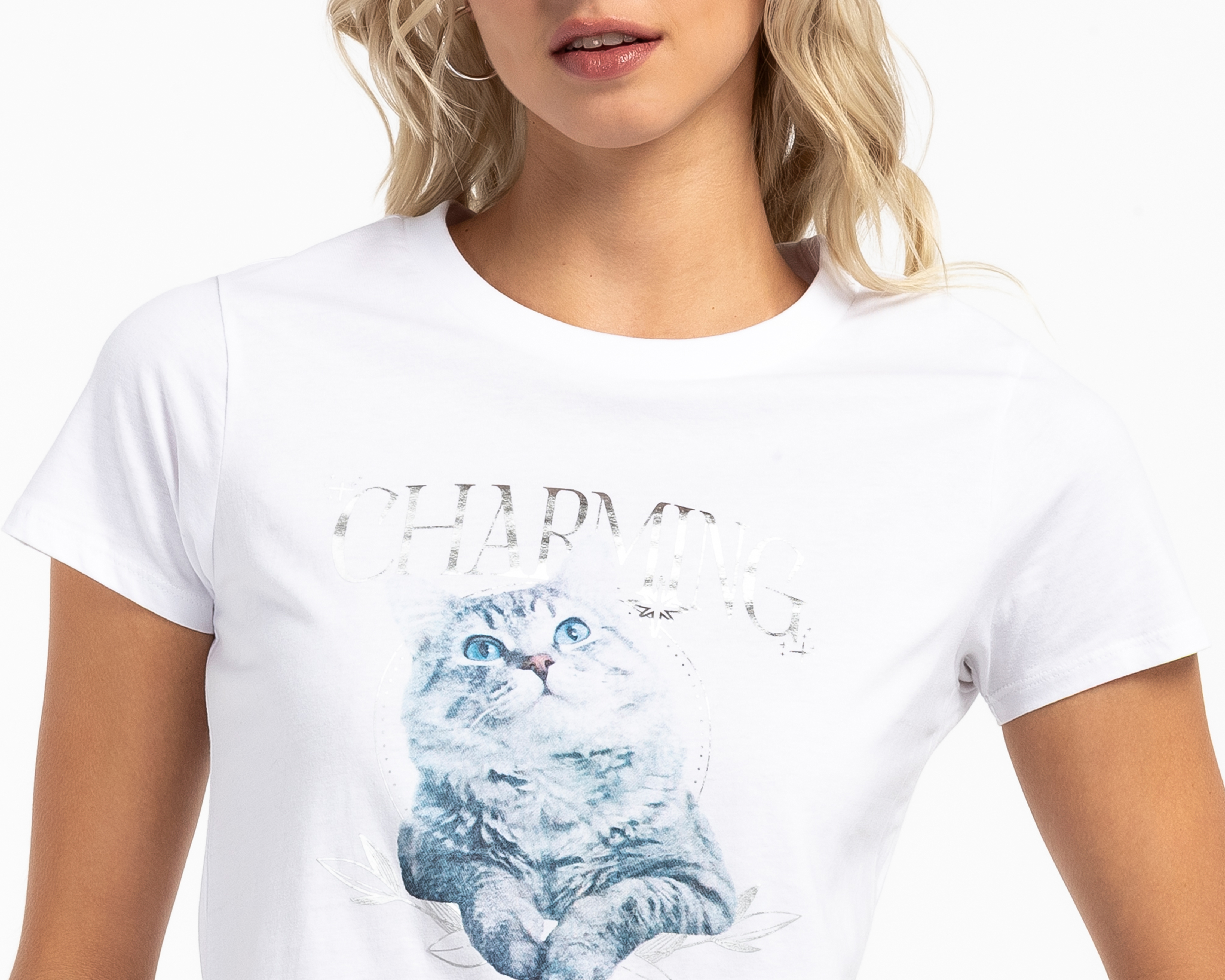 Foto 5 pulgar | Foto 4 | Playera Manga Corta 18 Forever para Mujer