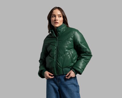 Foto 2 | Foto 2 | Chamarra Thinner Capitonada Verde