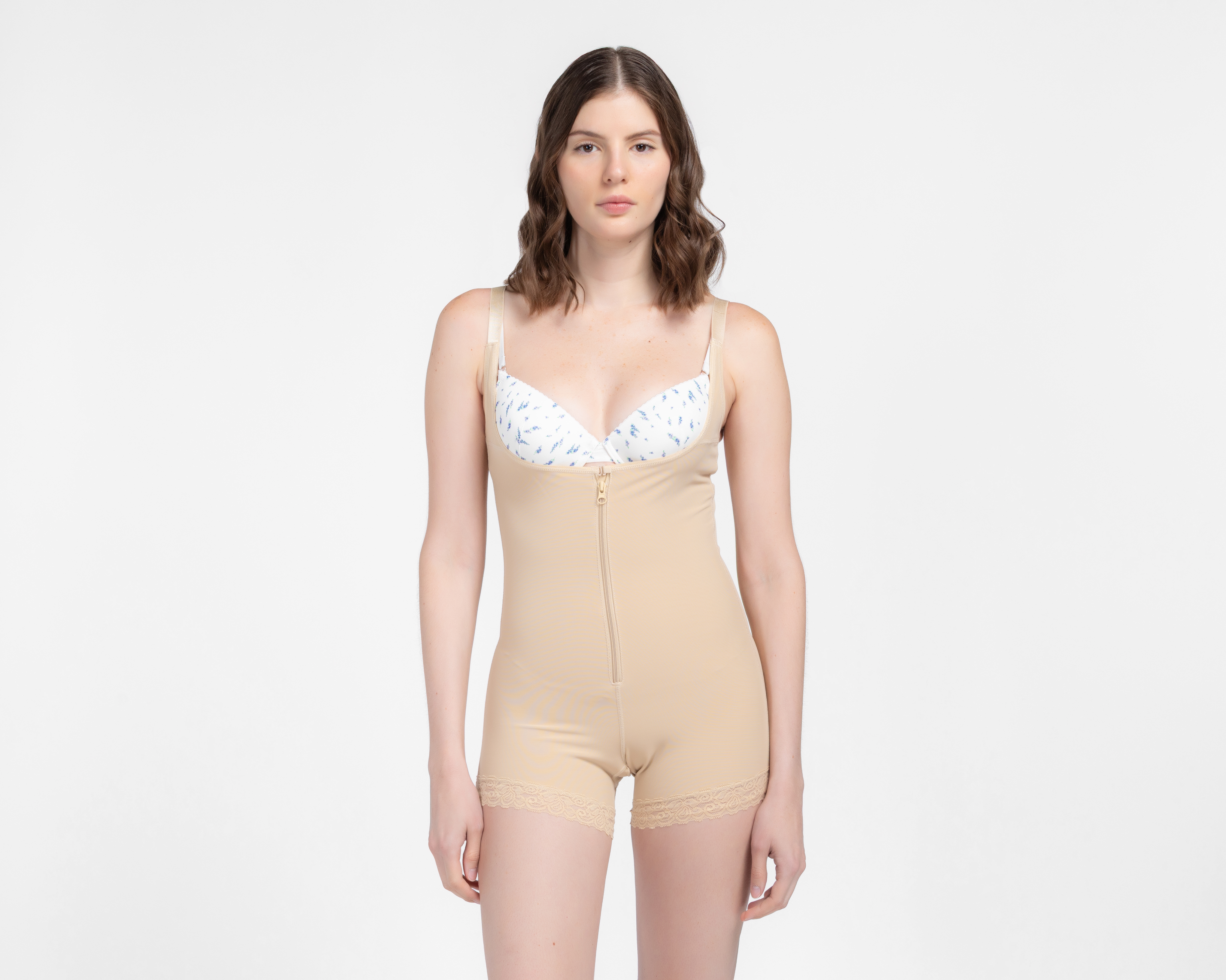 Body con Control Nude Beauty Secret Media Compresión para Mujer