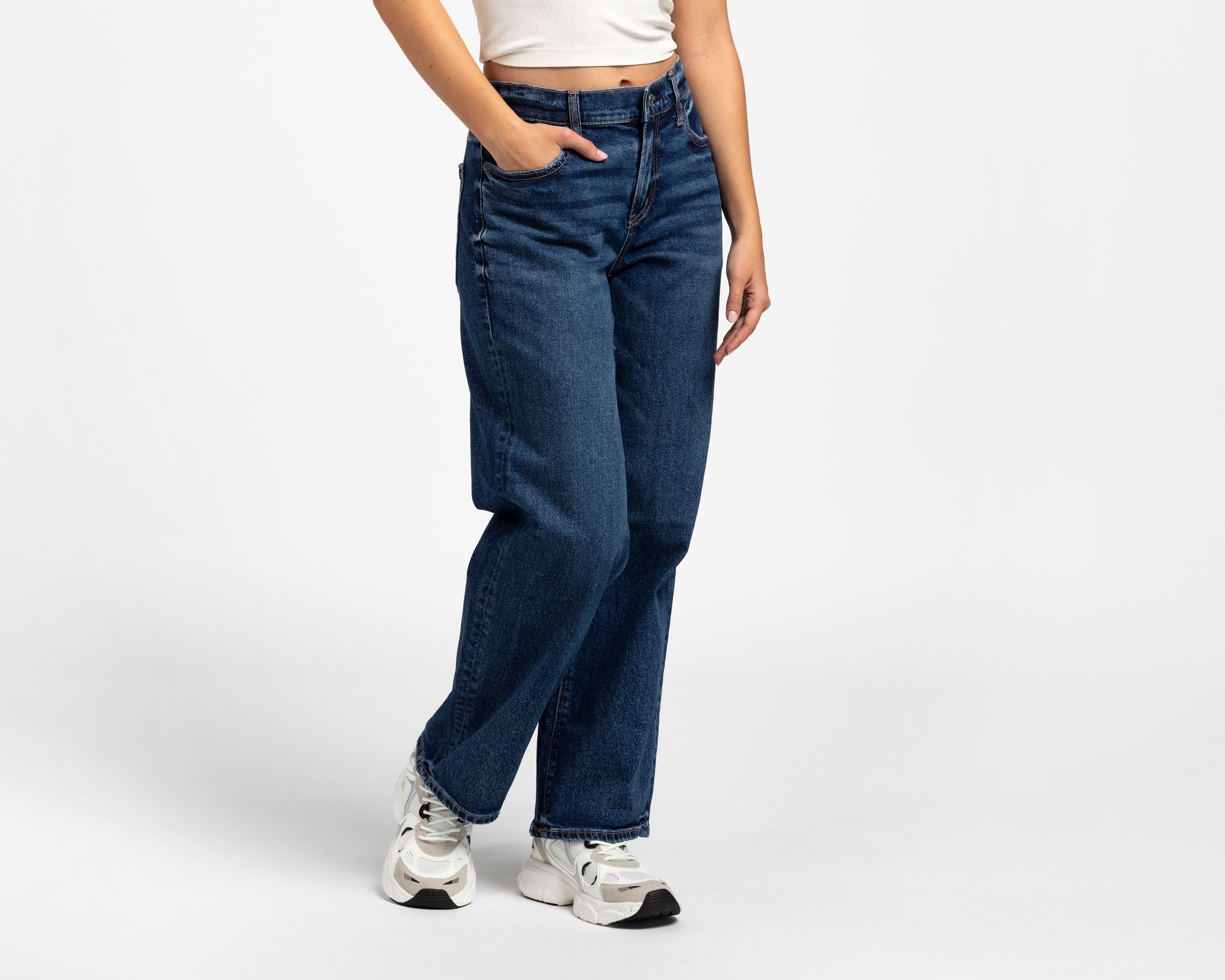 Foto 2 pulgar | Foto 1 | Jeans Stovepipe American Eagle para Mujer