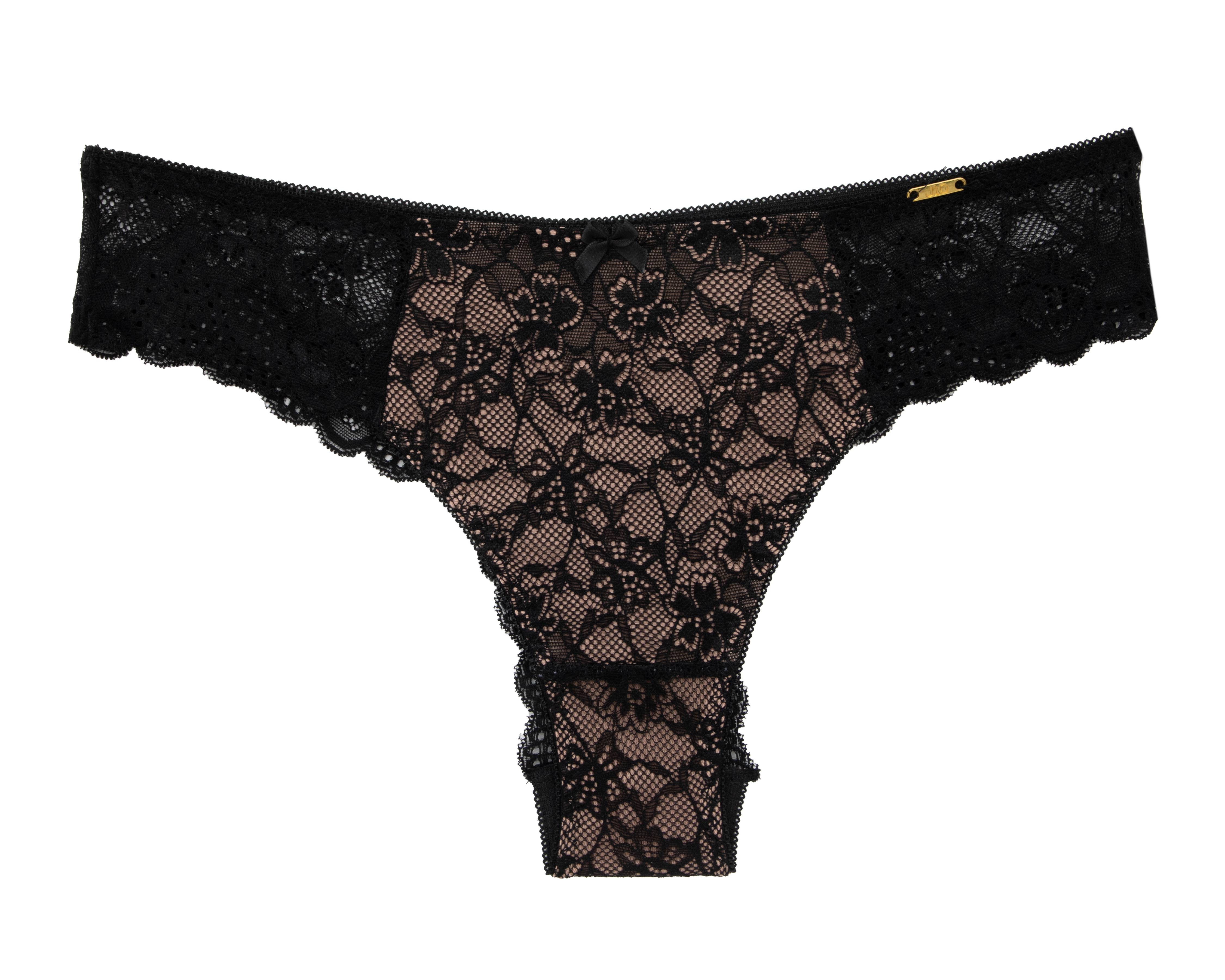 Foto 5 pulgar | Foto 4 | Coordinado de Encaje Copa Completa Negro Jennifer Lopez