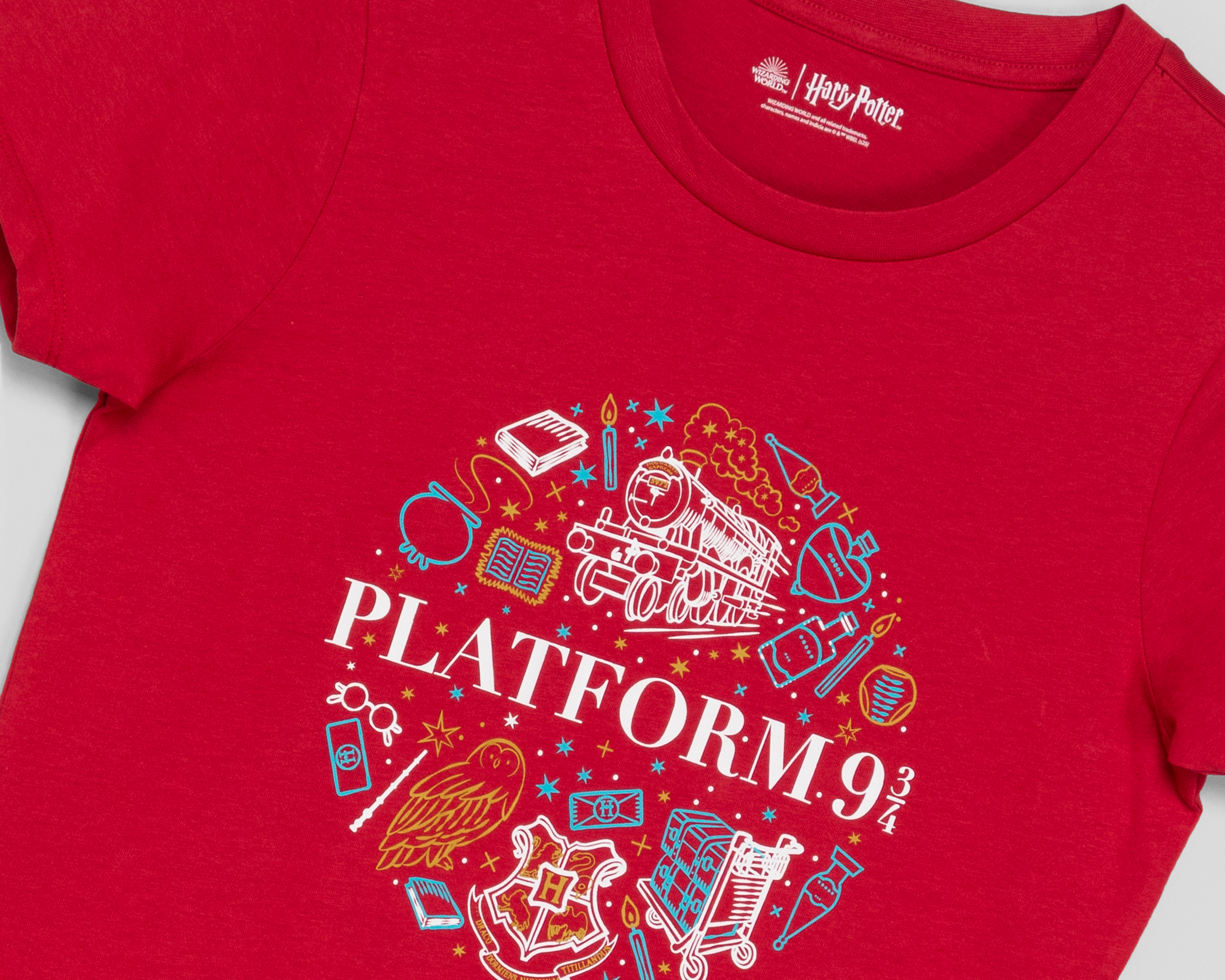 Foto 4 pulgar | Foto 3 | Playera Estampada Harry Potter para Mujer