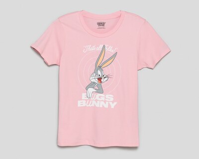 Foto 1 | Foto 1 | Playera Rosa Looney Tunes para Mujer