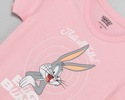 Foto 3 | Foto 3 | Playera Rosa Looney Tunes para Mujer
