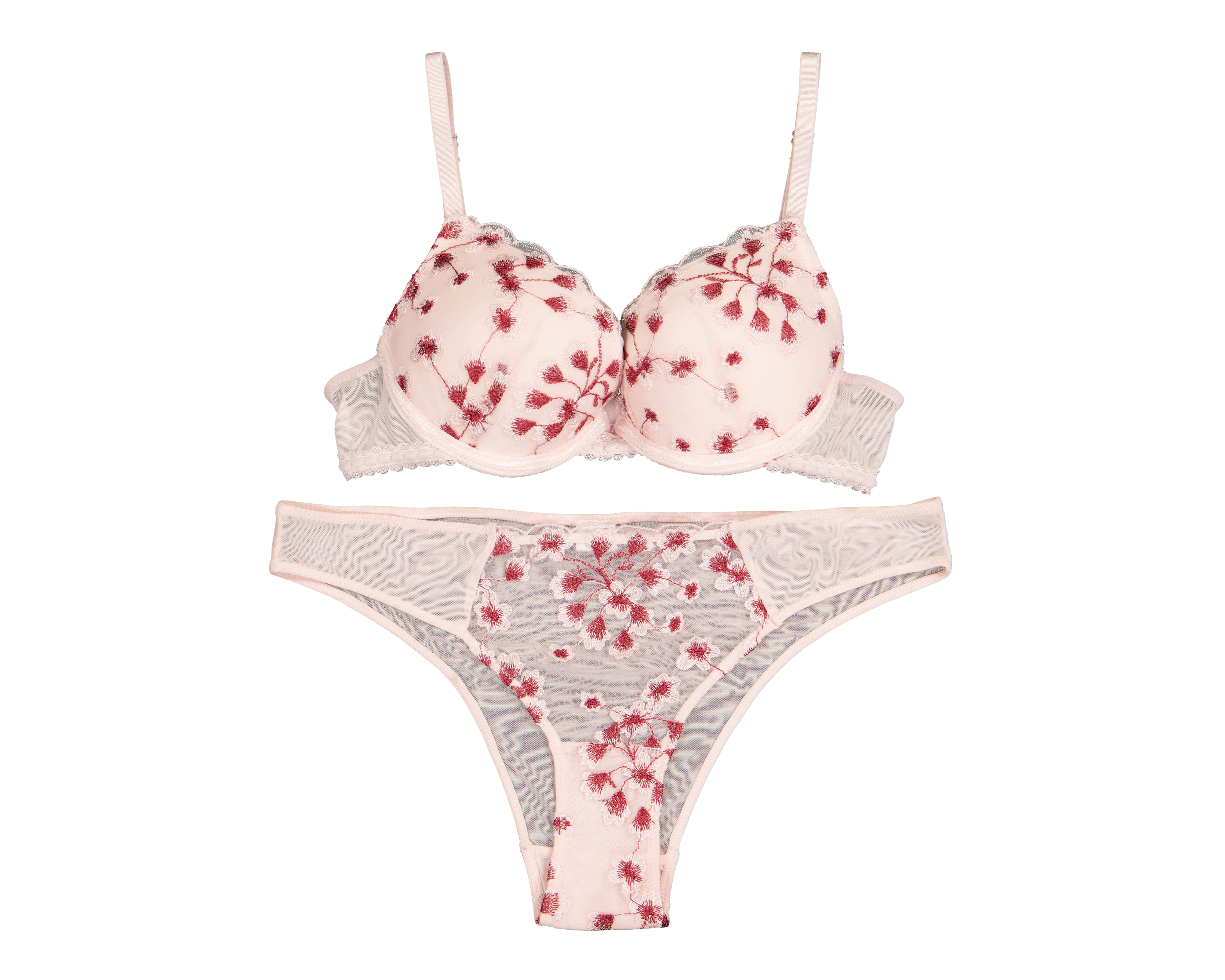 Foto 2 pulgar | Foto 1 | Coordinado de Encaje Copa Completa Eva tu Estilo Íntimo