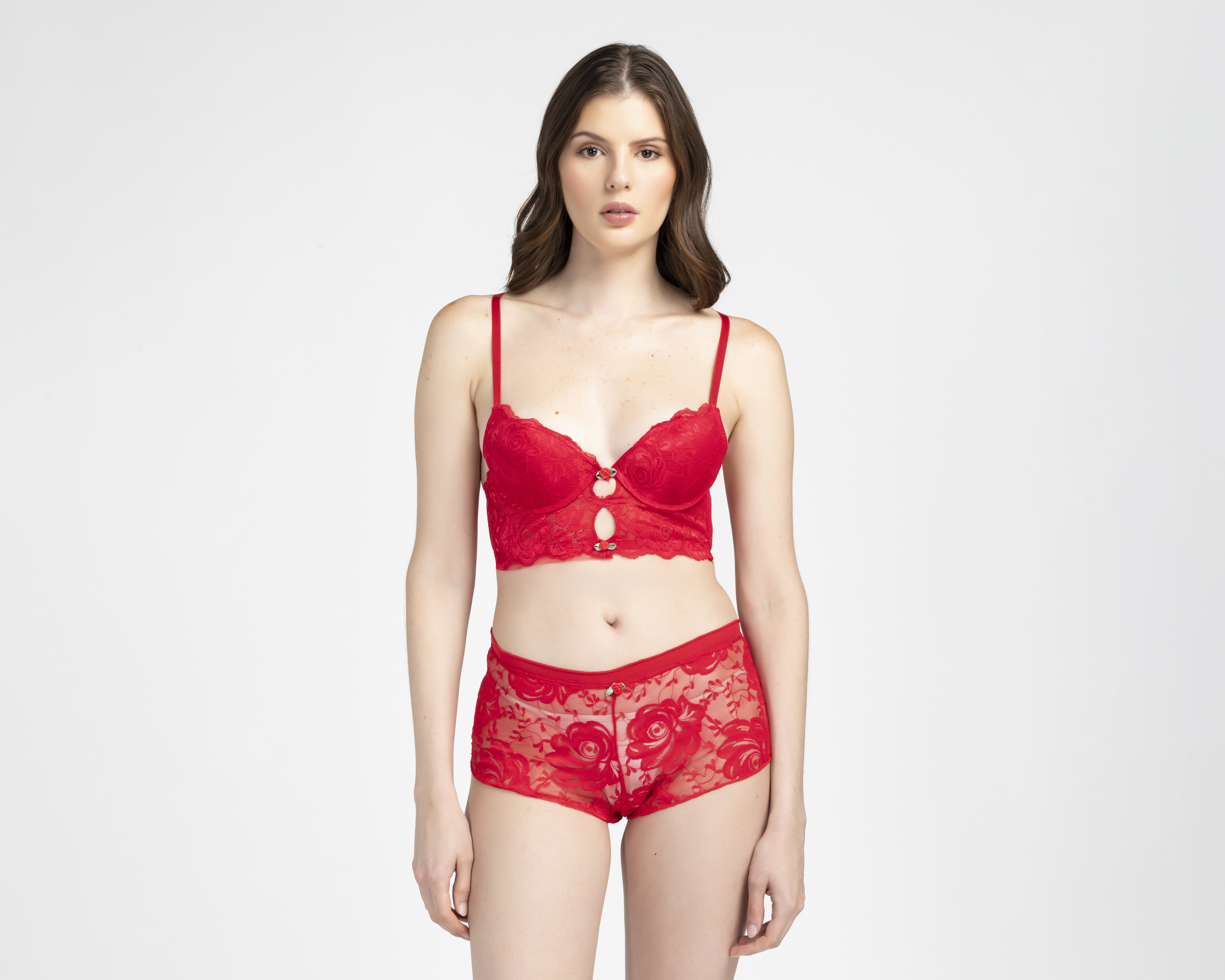 Coordinado de Encaje Copa Completa con Varilla Eva tu Estilo Íntimo