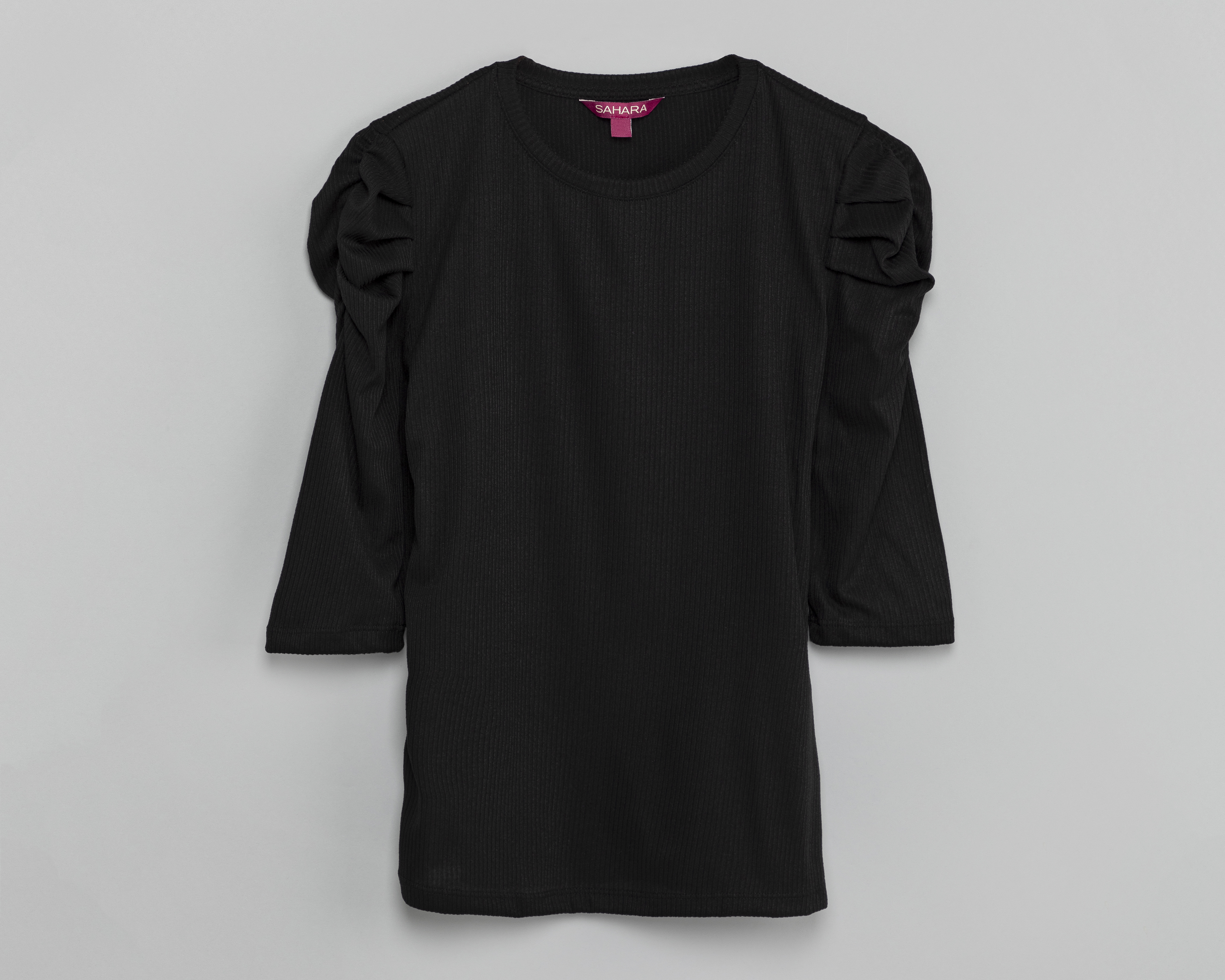 Blusa Sahara Manga 3/4 Negra