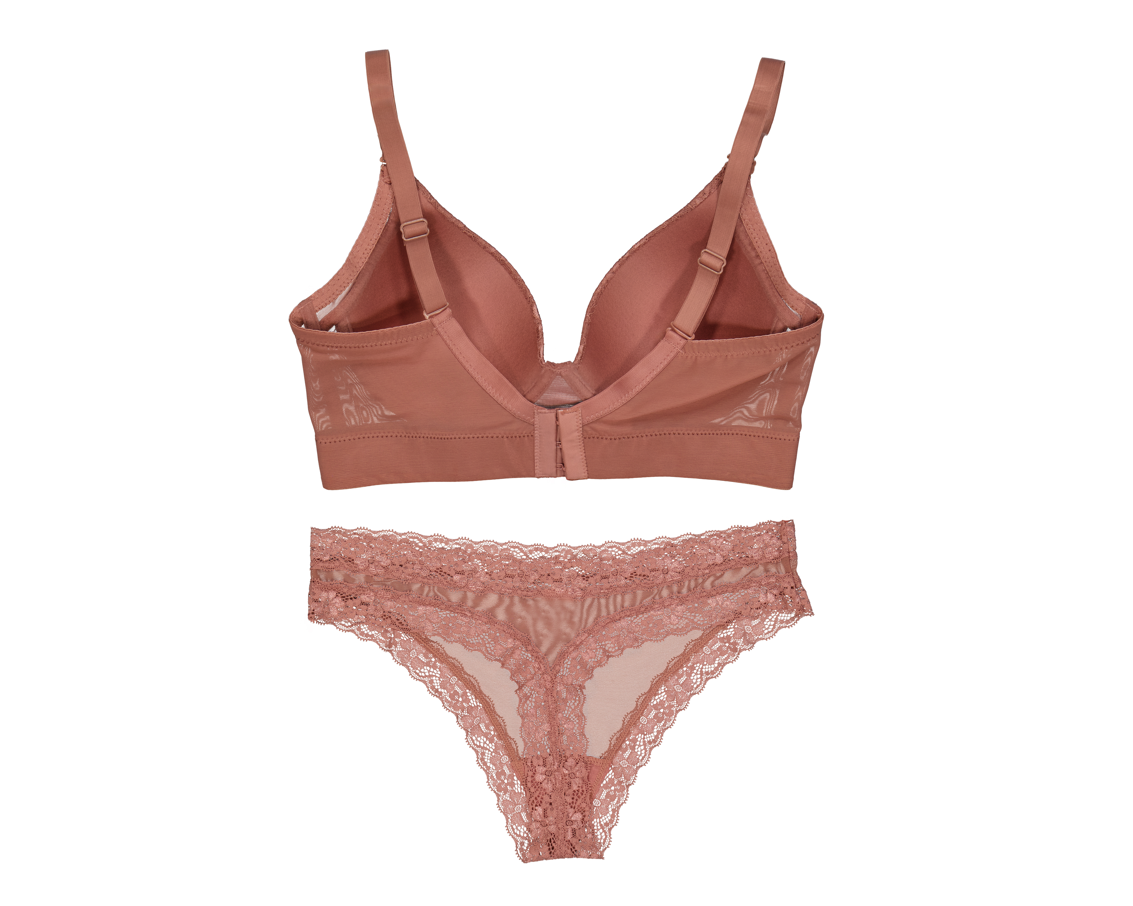 Foto 3 pulgar | Foto 2 | Coordinado de Encaje Copa Completa Eva tu Estilo Íntimo