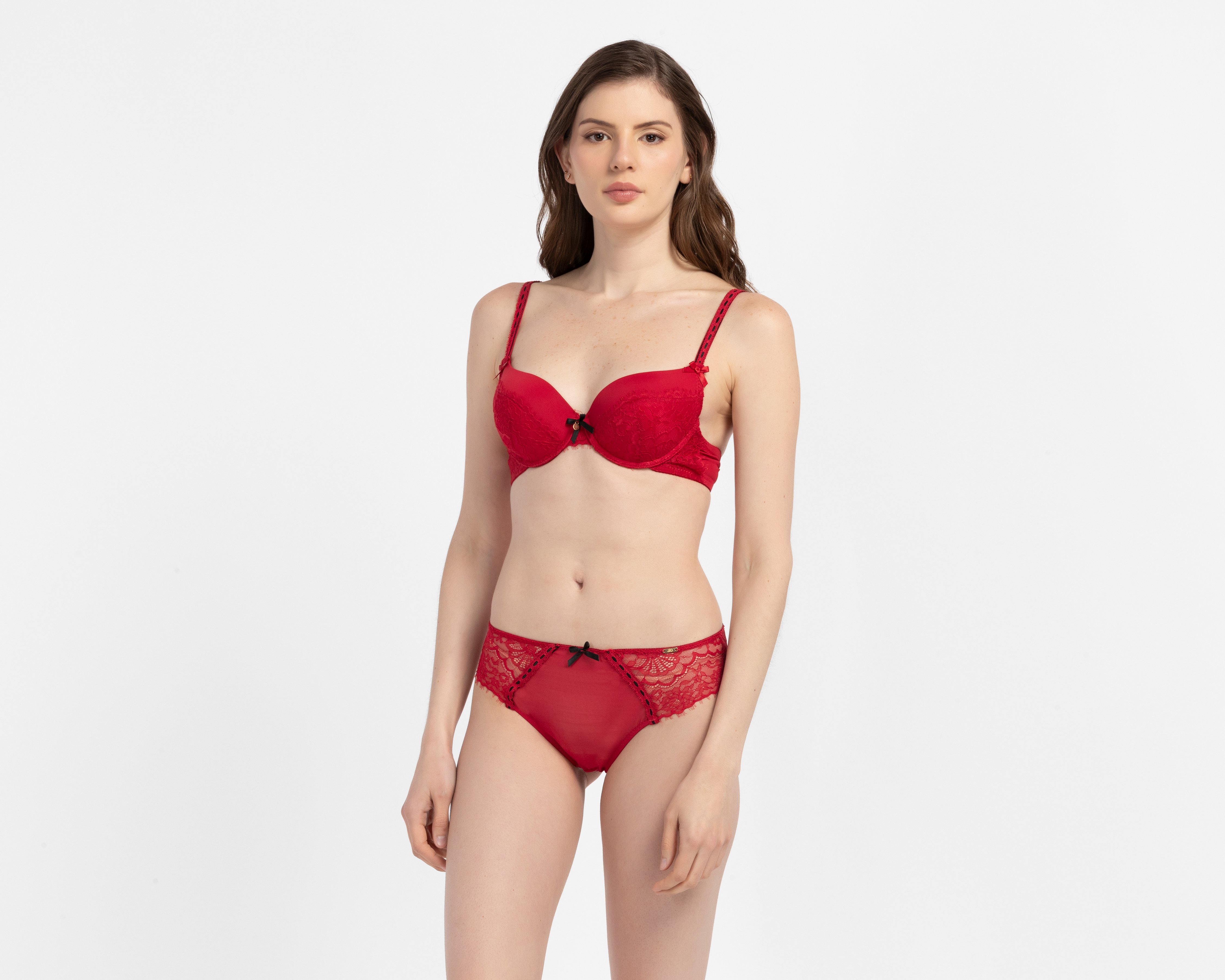 Coordinado de Encaje Media Copa Jennifer Lopez