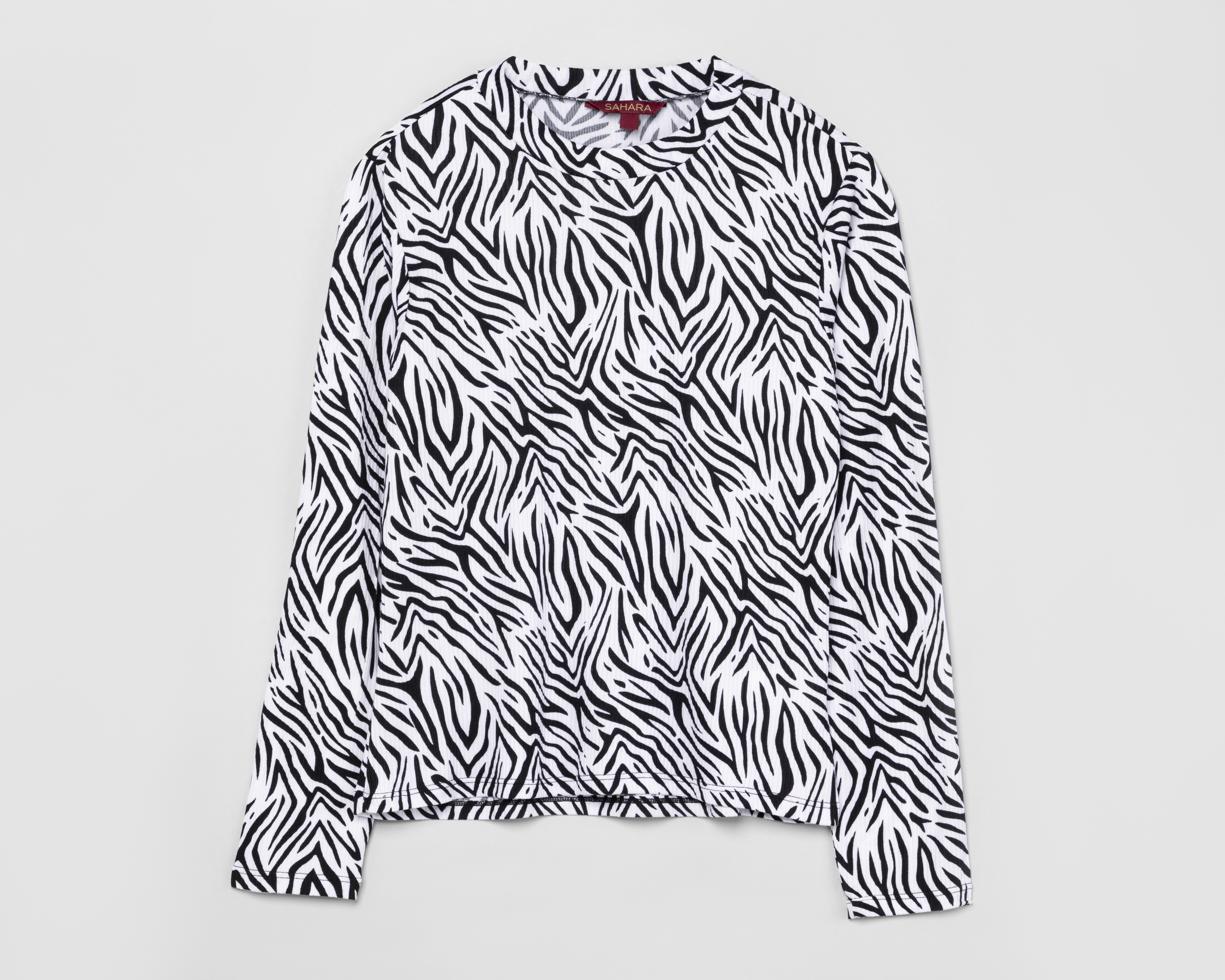 Blusa Sahara Manga Larga con Estampado