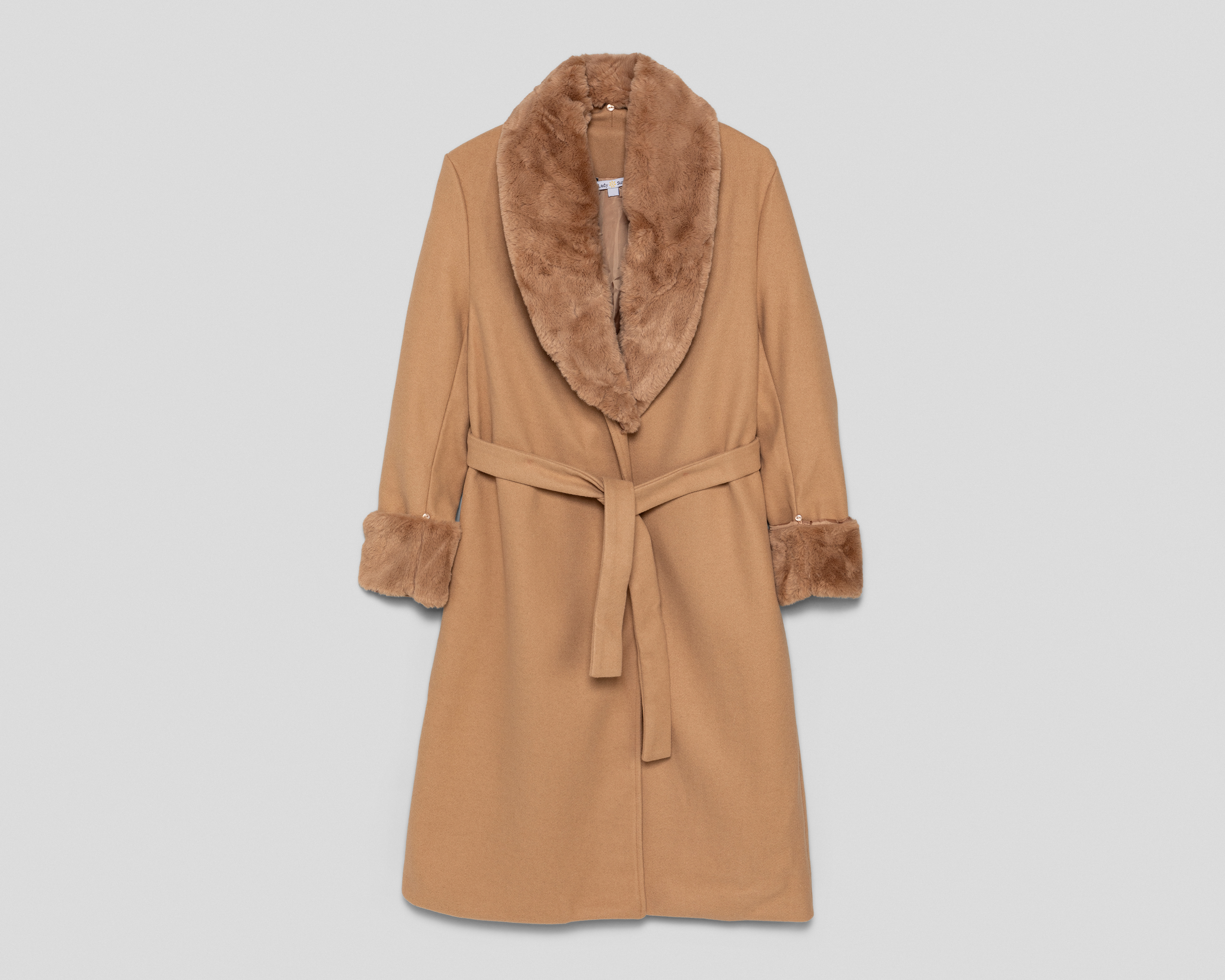 Abrigo Caqui Lady Sun para Mujer