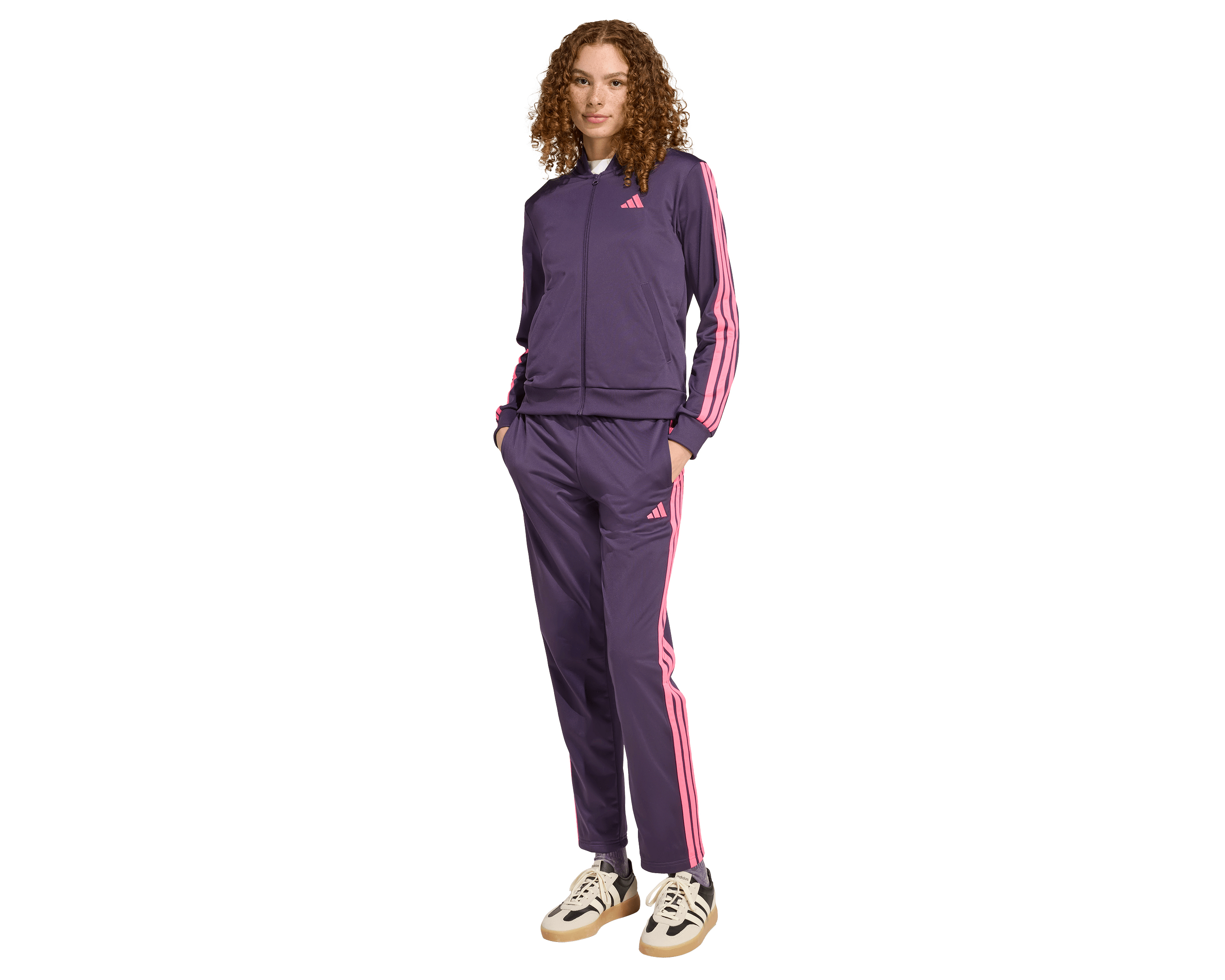Foto 2 pulgar | Foto 1 | Conjunto Deportivo de Pants y Chamarra Adidas para Mujer