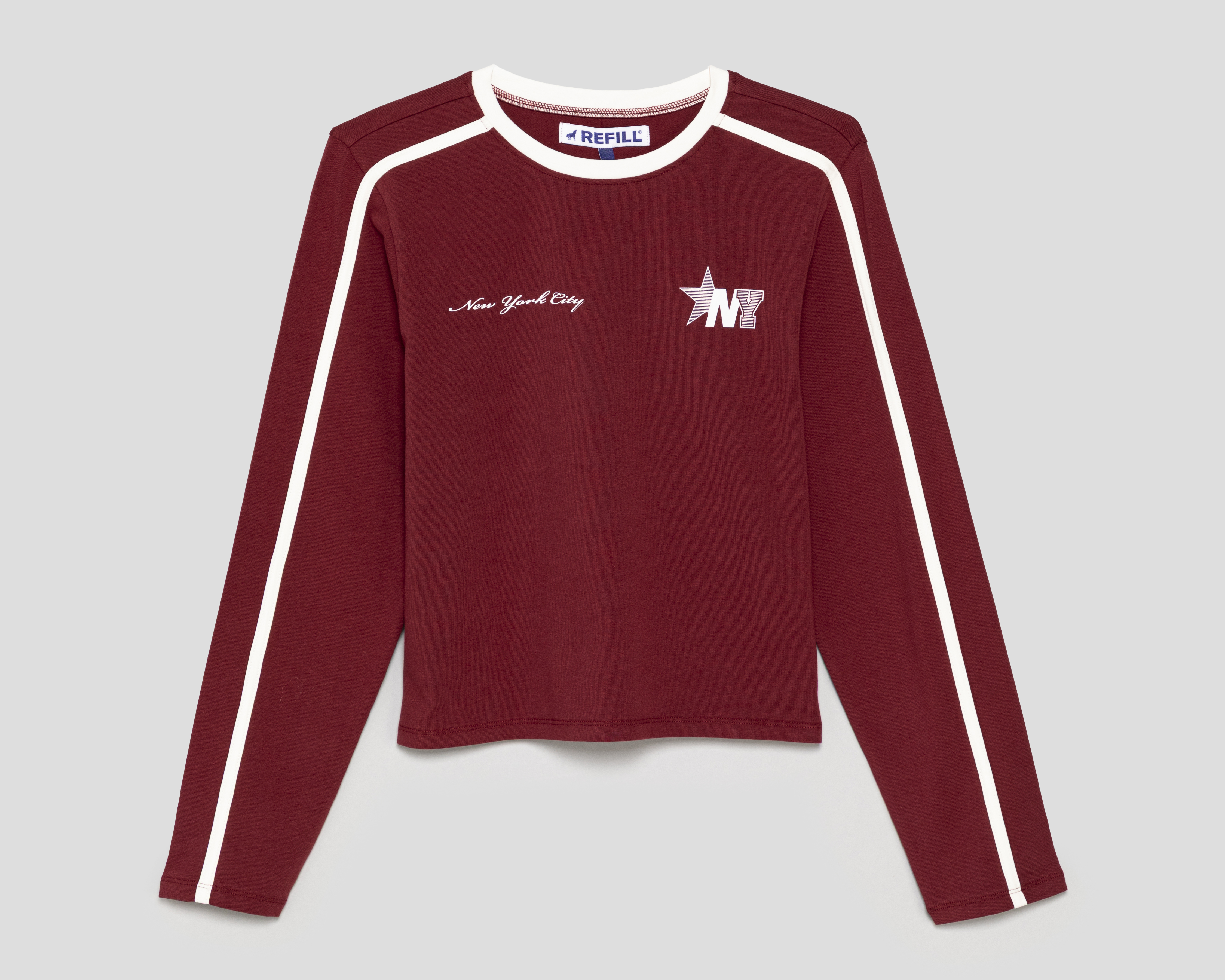 Playera Manga Larga Refill para Mujer