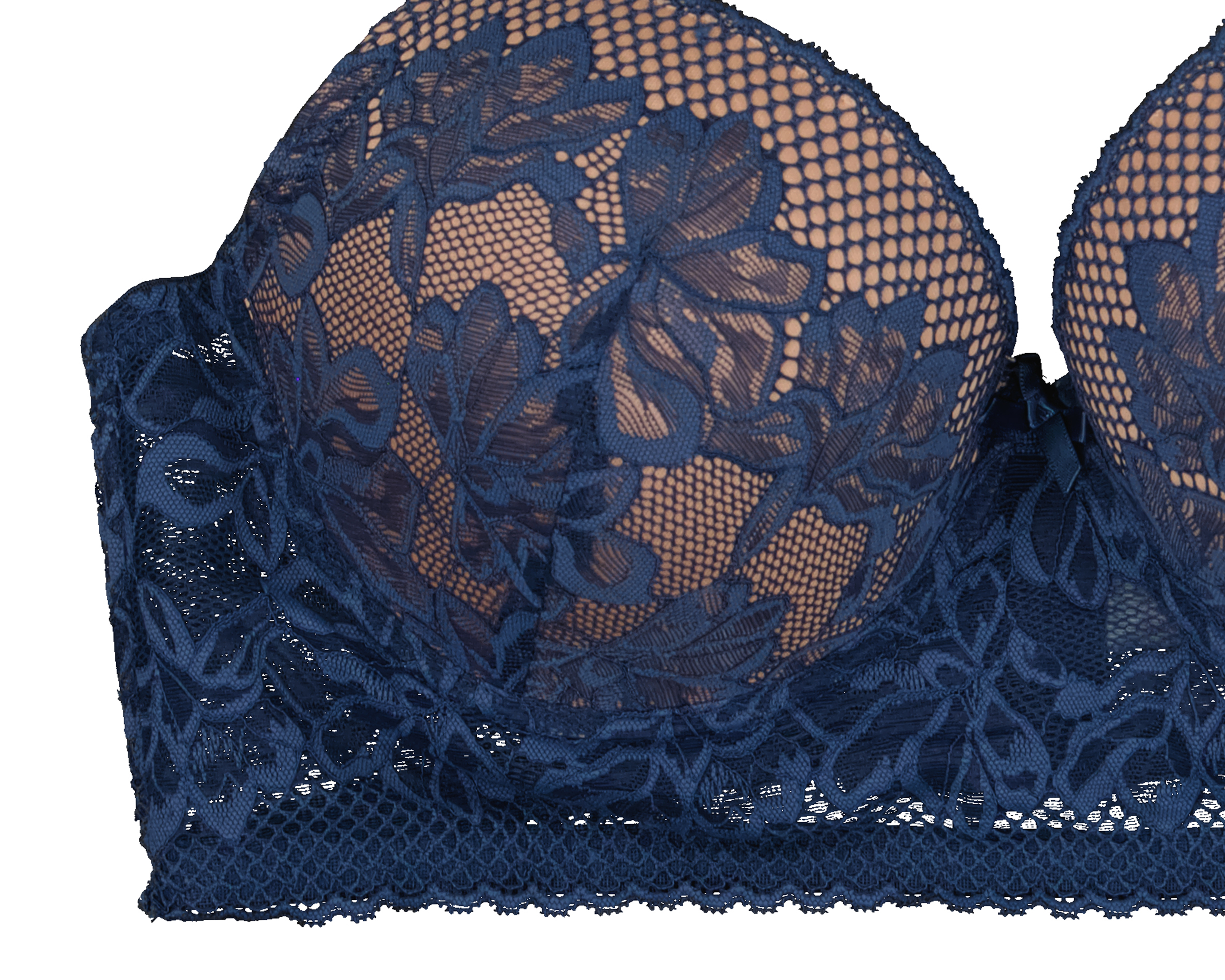 Foto 4 | Foto 4 | Brasier Copa Completa con Encaje Beauty Secret 2  Pack