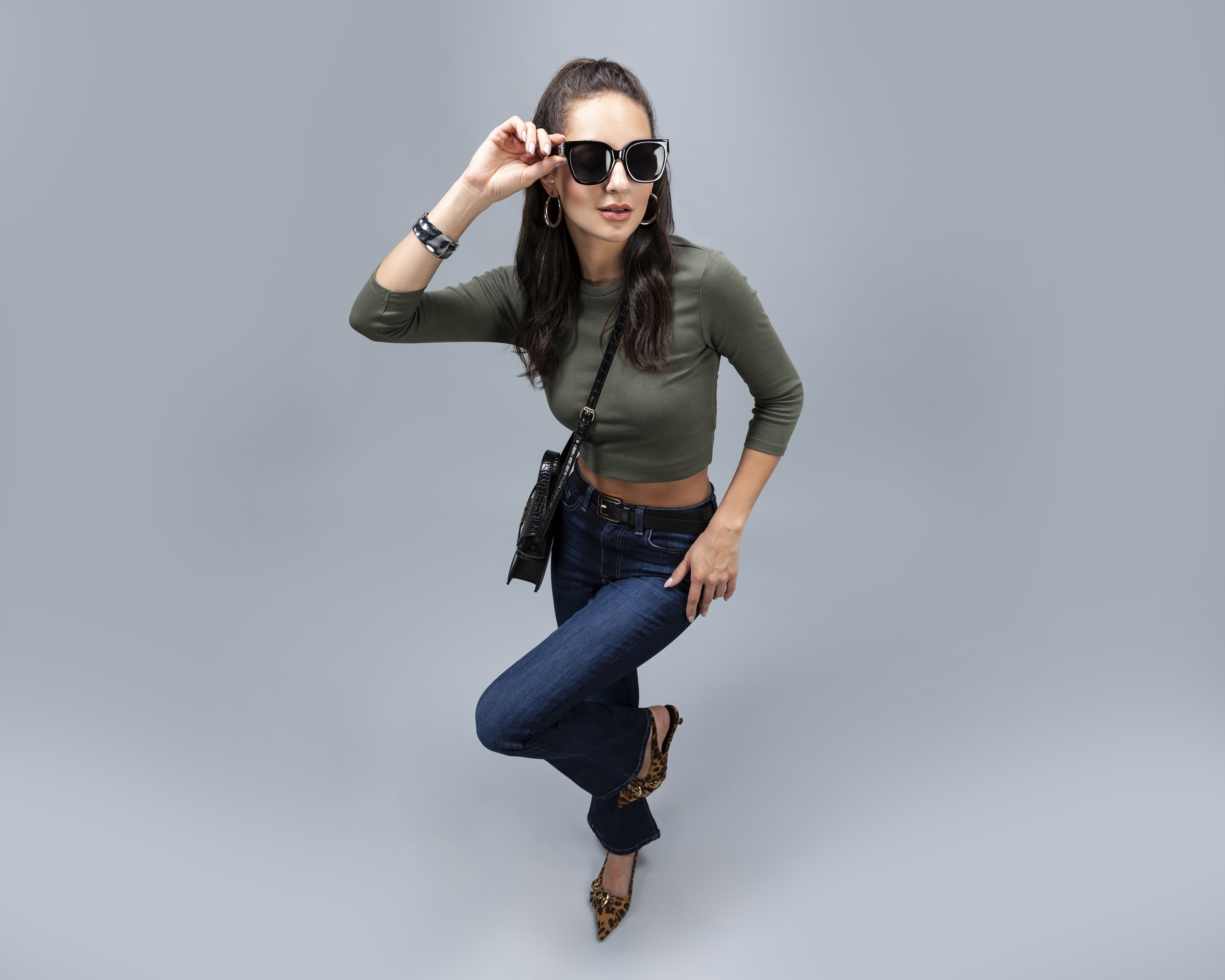 Playera Manga 3/4 Jennifer Lopez para Mujer