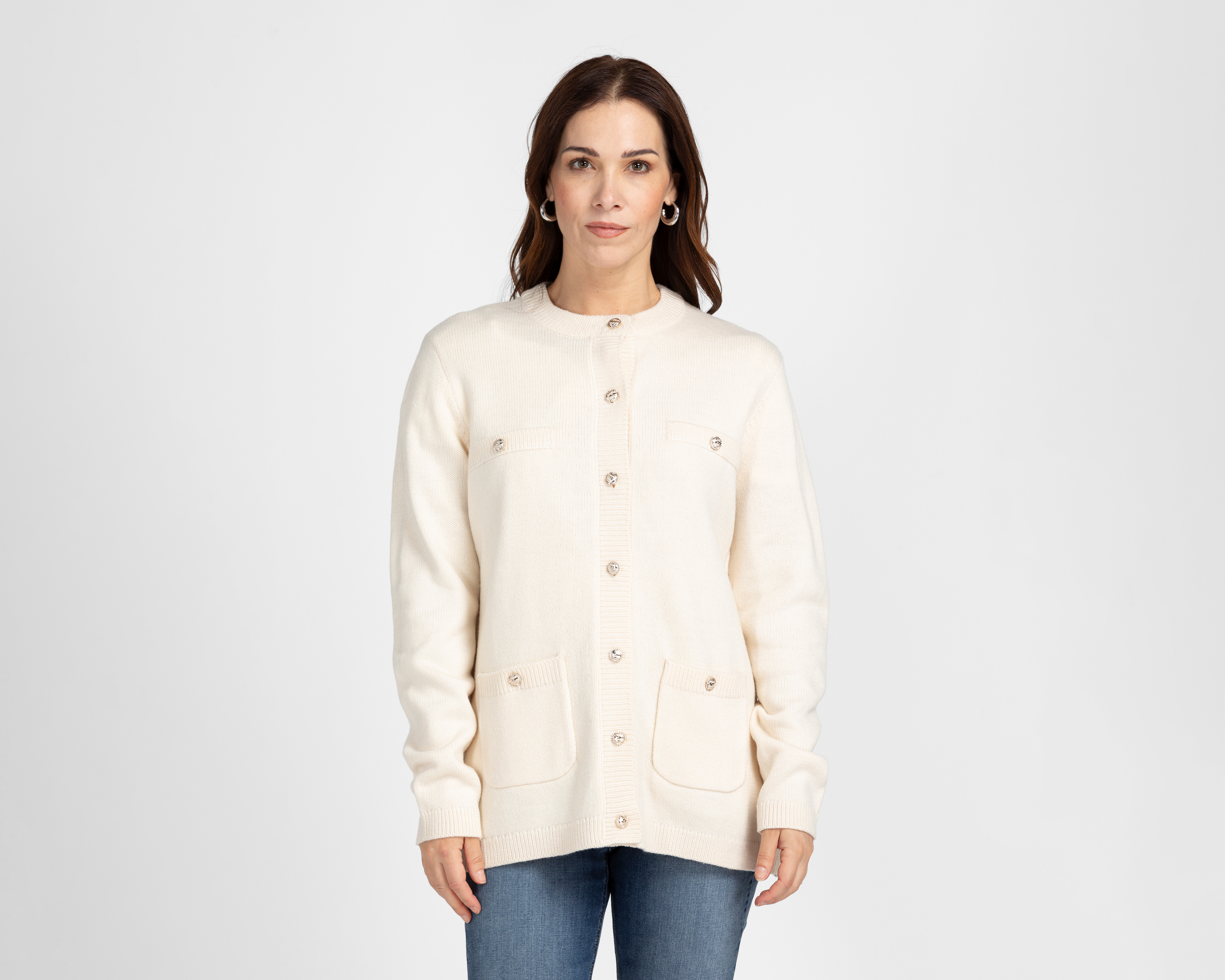 Cárdigan Beige Lady Sun para Mujer