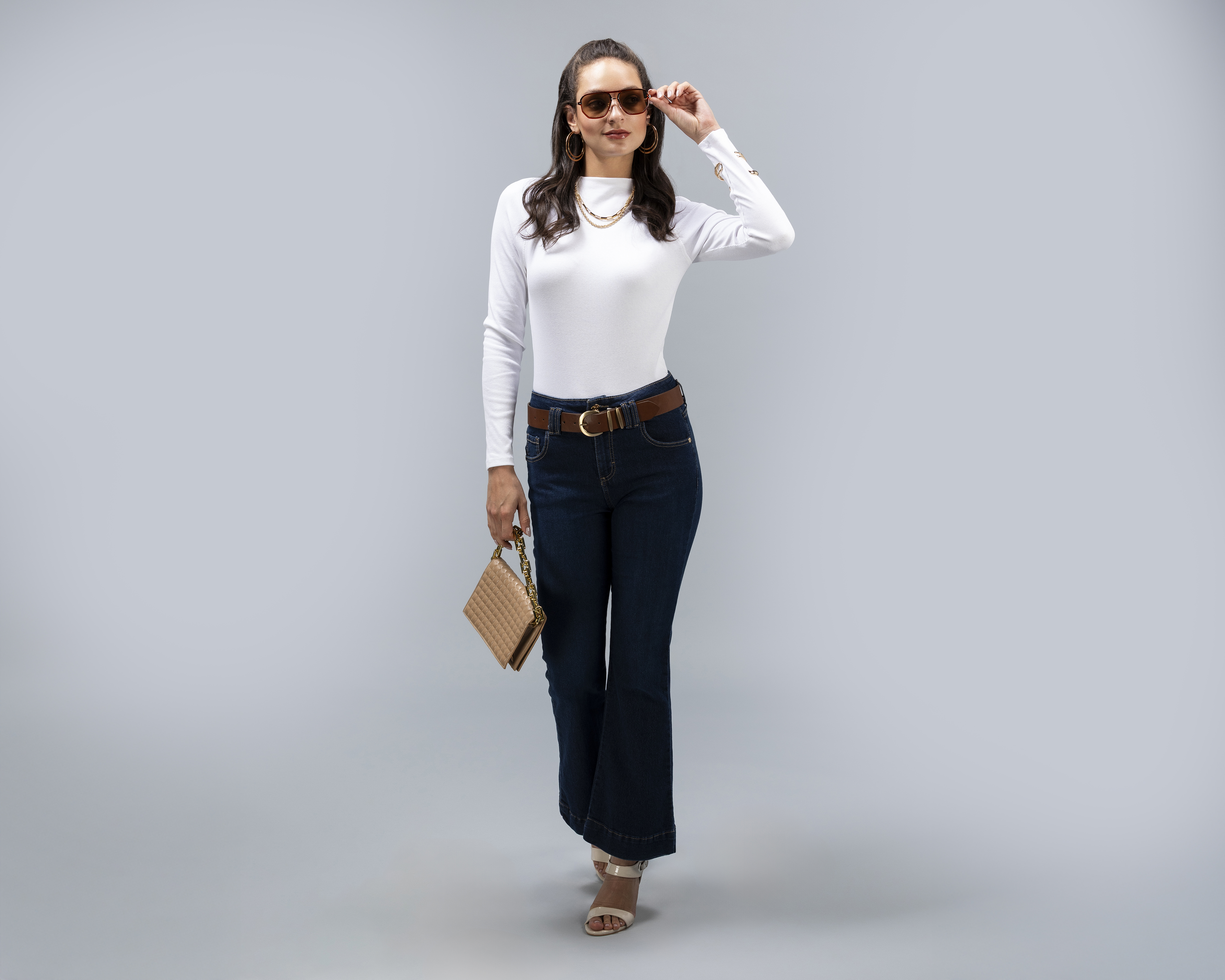 Playera Manga Larga Jennifer Lopez para Mujer