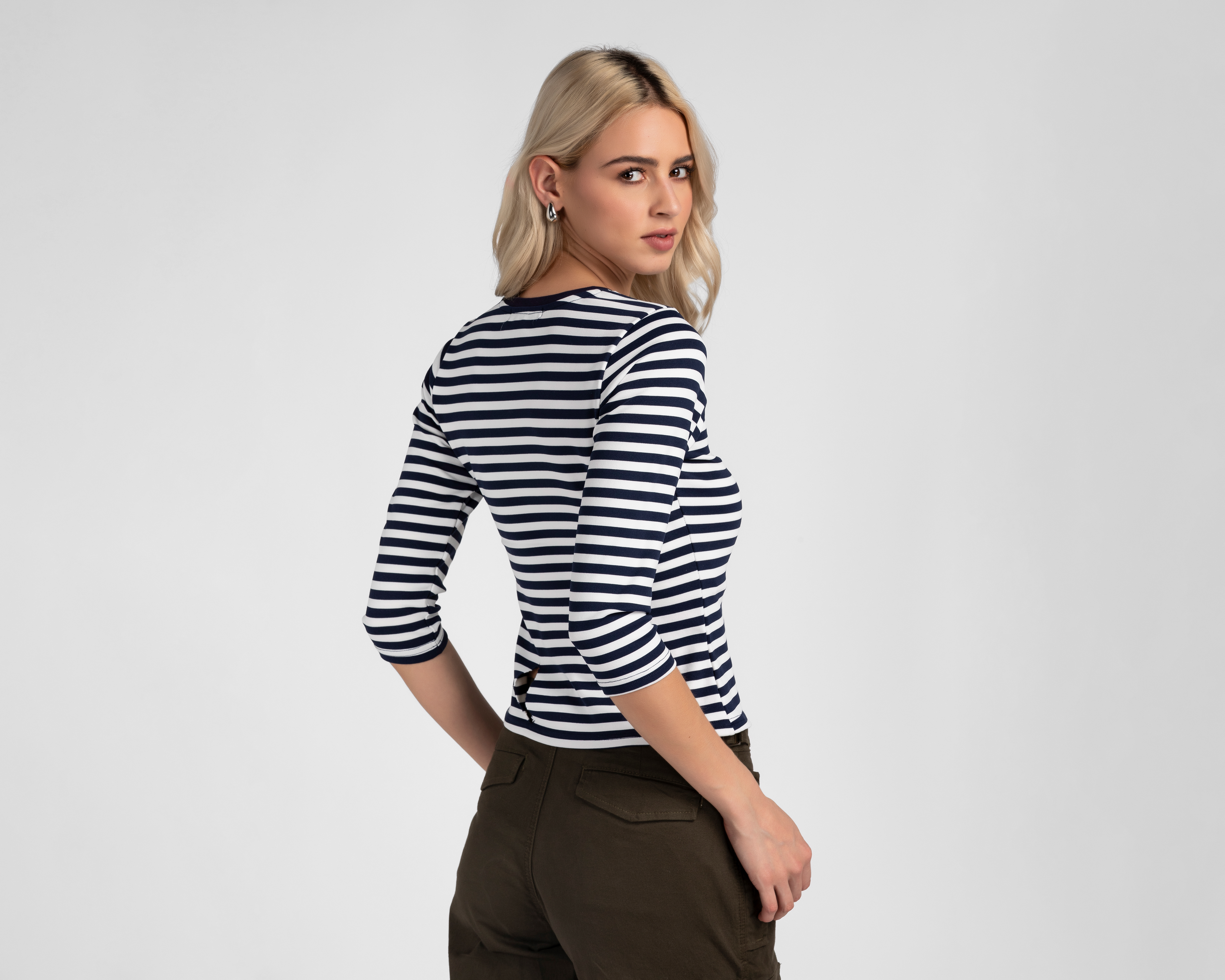 Foto 4 pulgar | Foto 3 | Playera Manga 3/4 Refill para Mujer