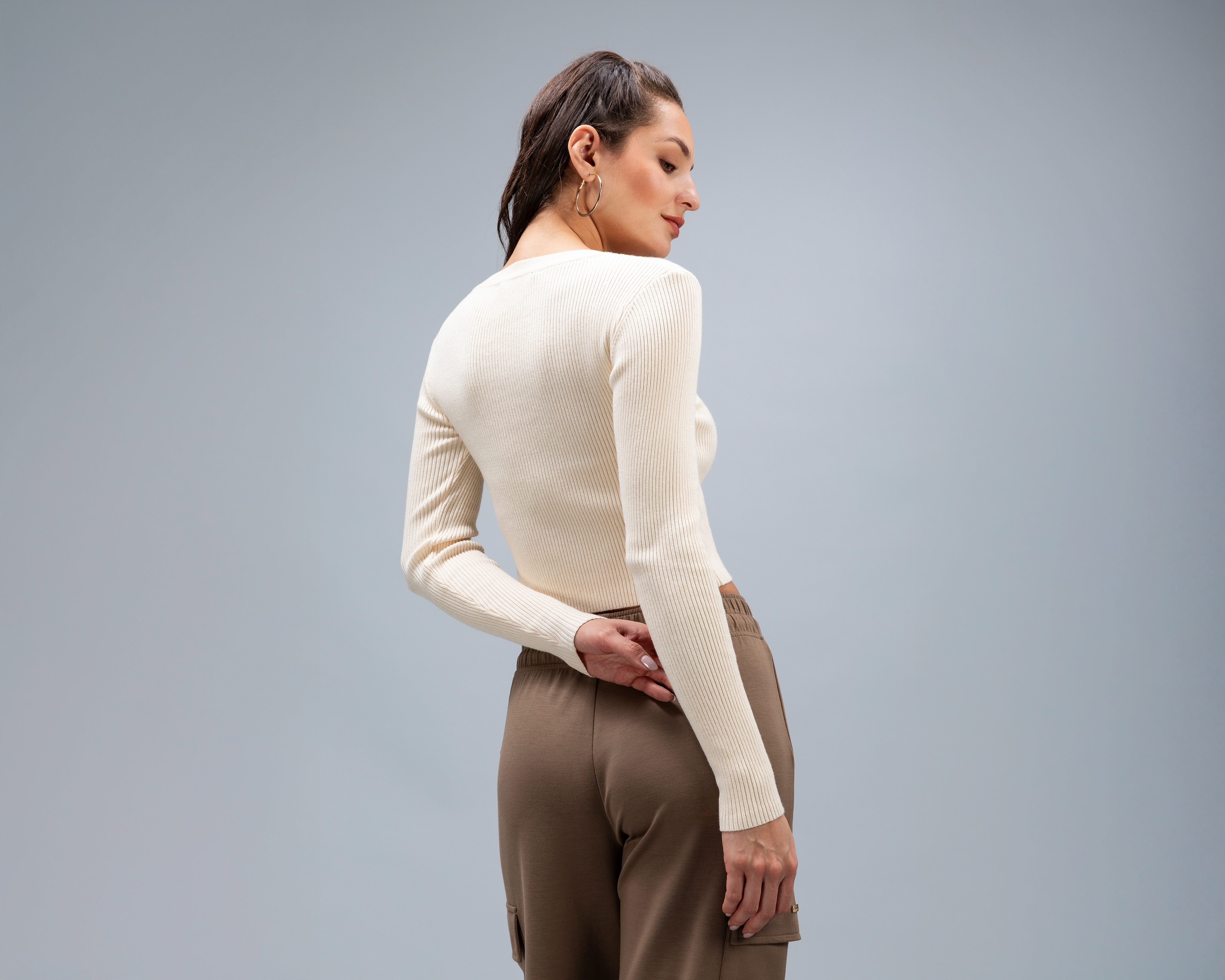 Foto 4 pulgar | Foto 3 | Playera Manga Larga Jennifer Lopez para Mujer