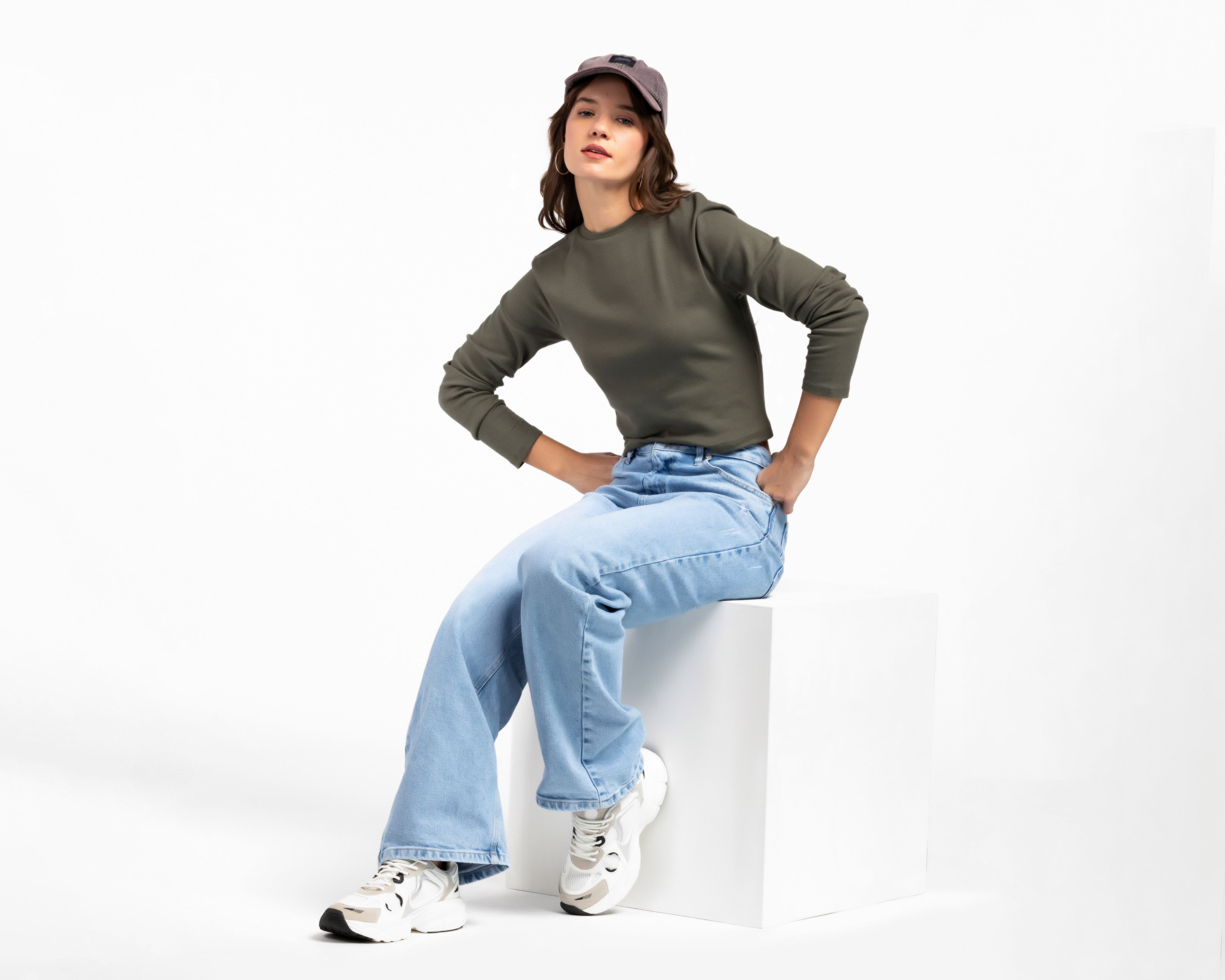 Foto 2 | Foto 2 | Playera Manga Larga Refill para Mujer