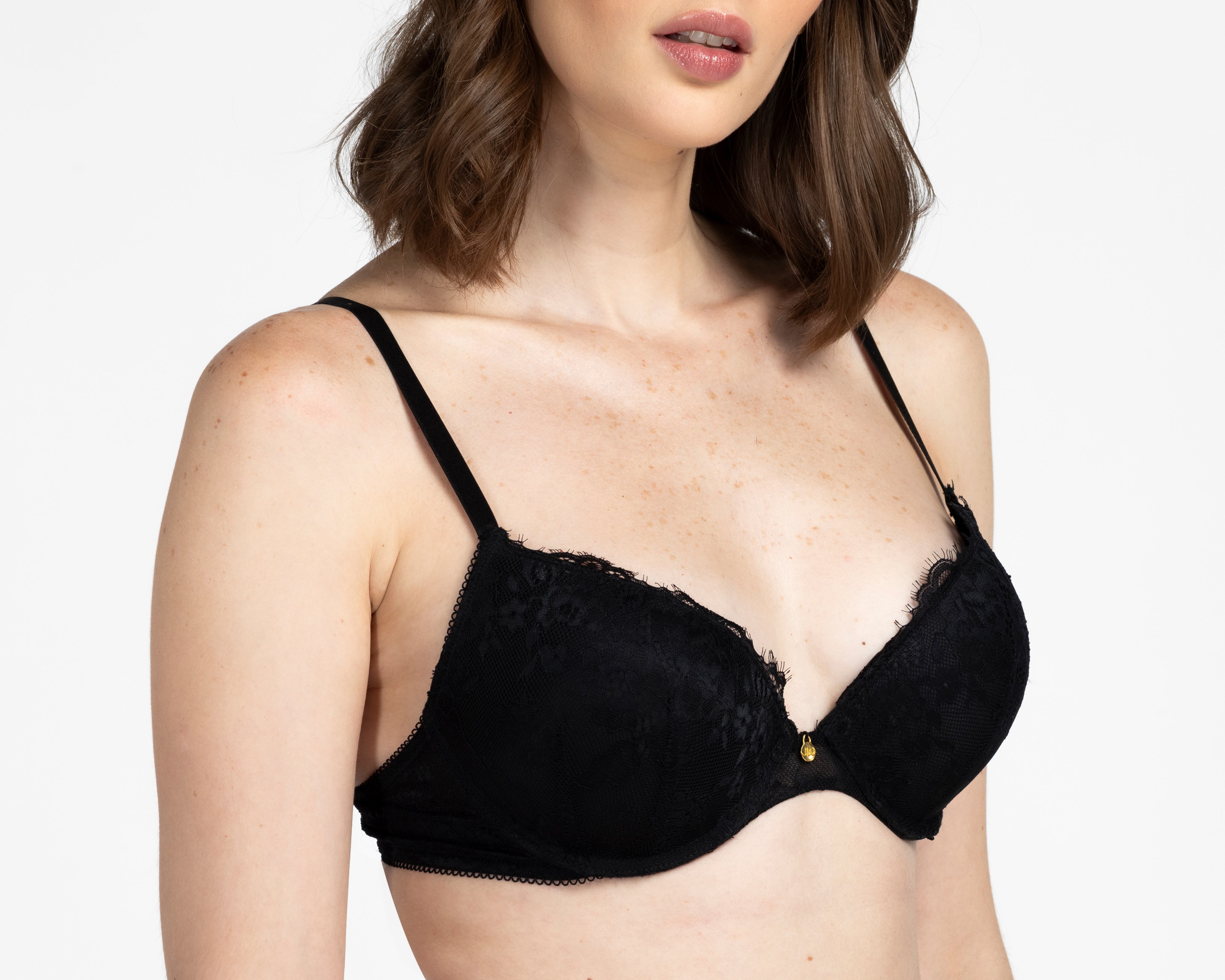 Foto 4 | Foto 4 | Brasier Media Copa con Encaje Jennifer Lopez 2 Piezas