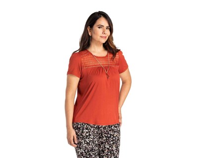 Foto 1 | Foto 1 | Blusa Lady Sun Manga Corta con Collar