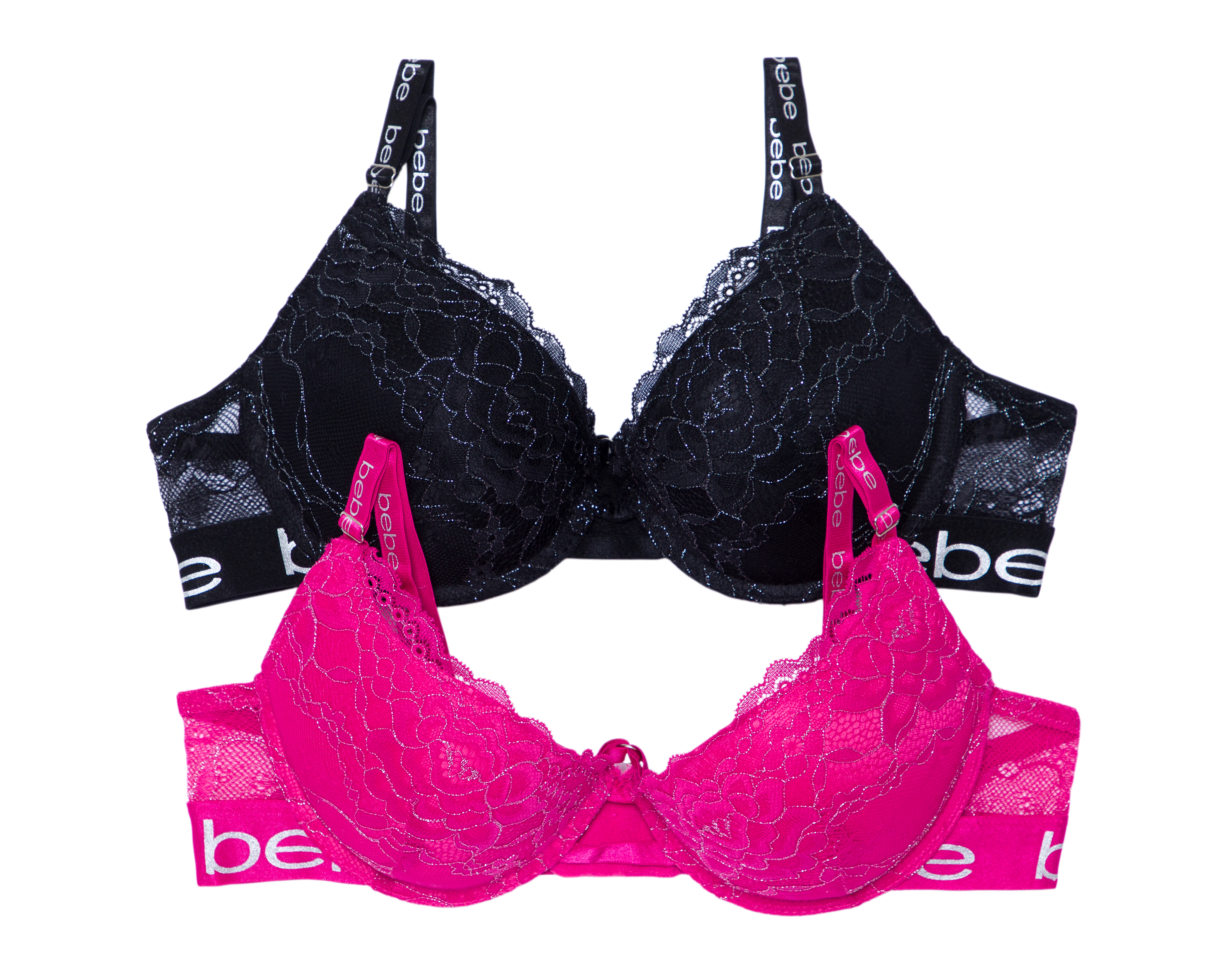 Brasier Media Copa con Encaje Bebe 2 Pack