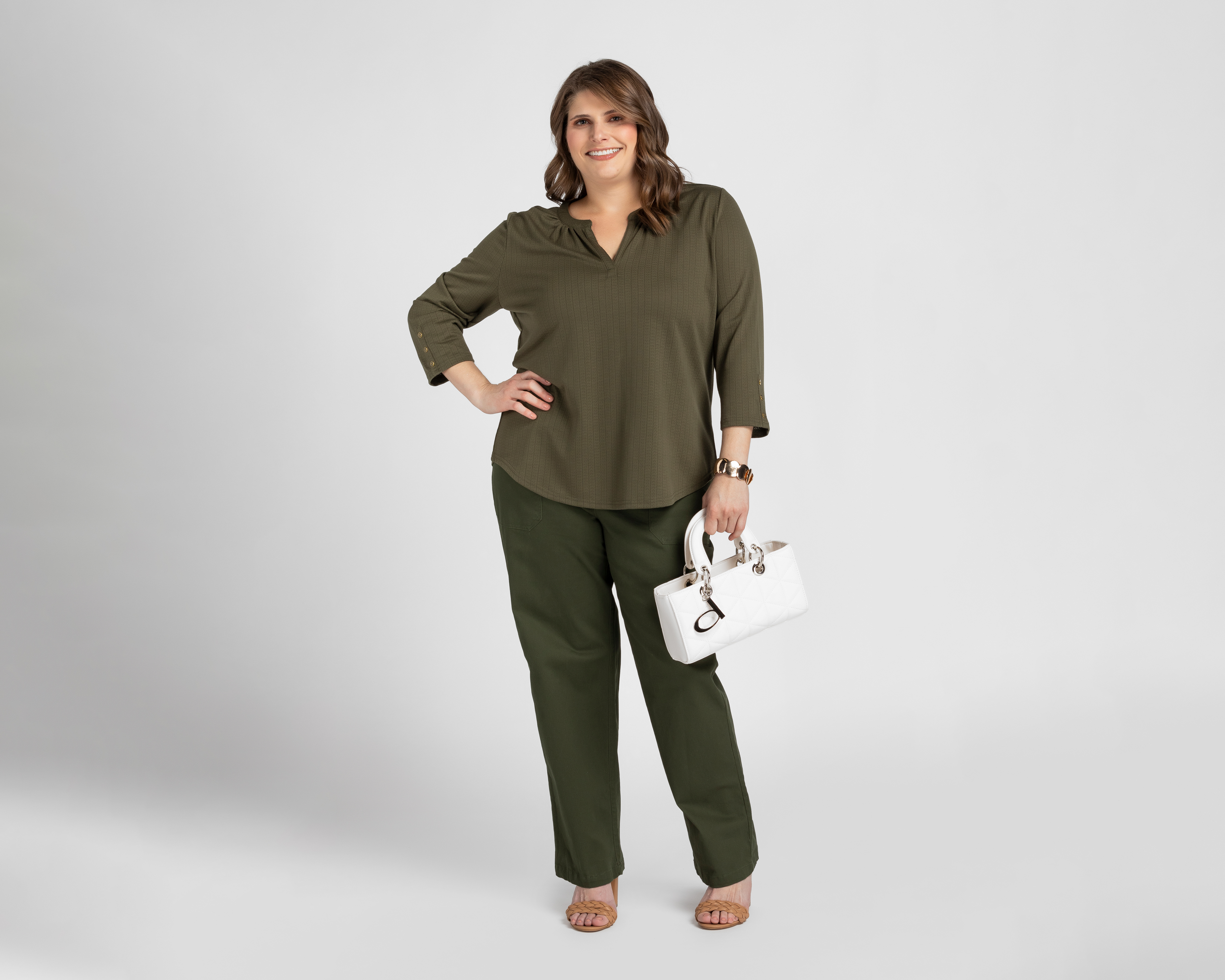 Foto 6 pulgar | Foto 5 | Blusa Lady Sun Cuello V para Mujer