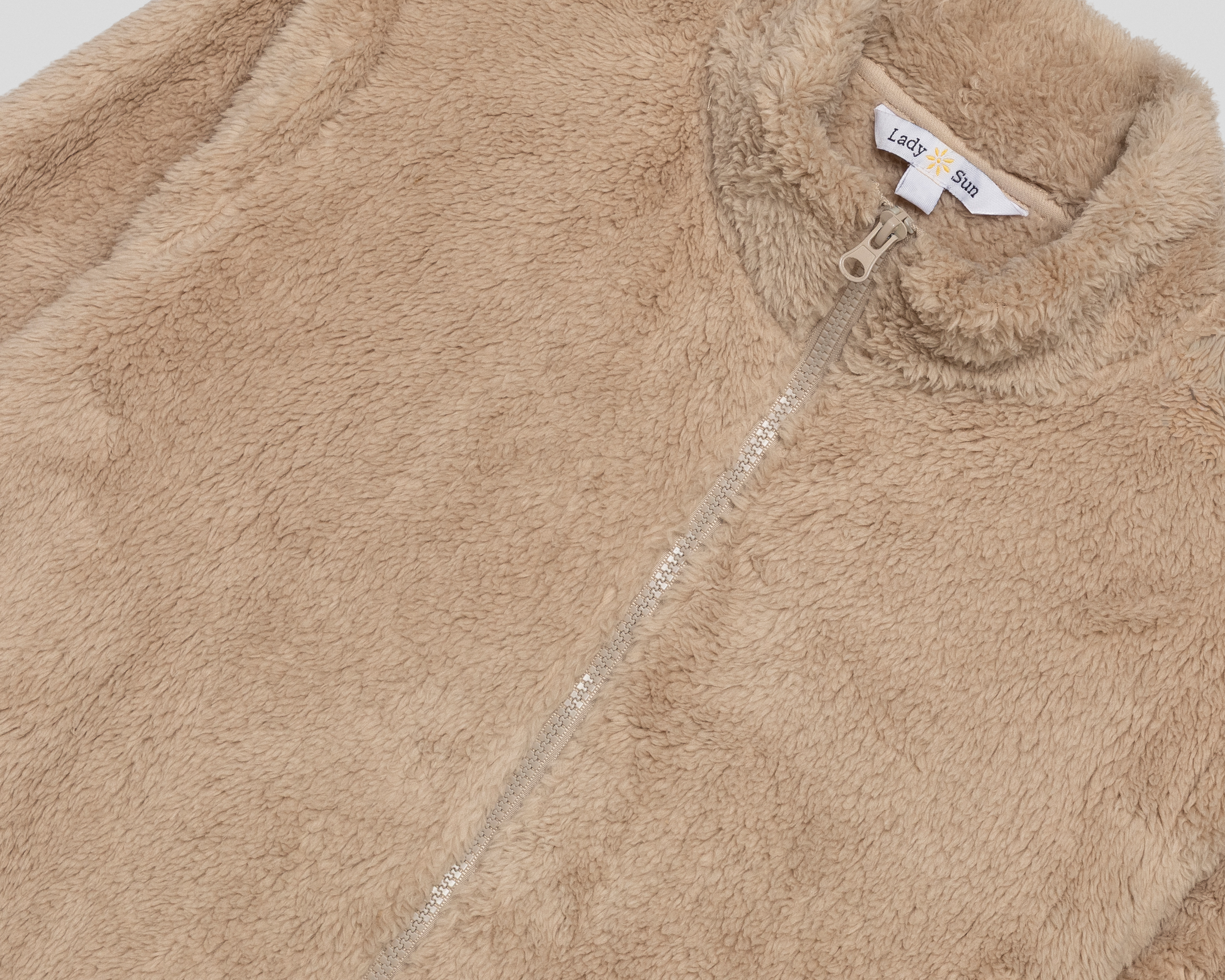 Foto 4 pulgar | Foto 3 | Sudadera Beige Lady Sun para Mujer