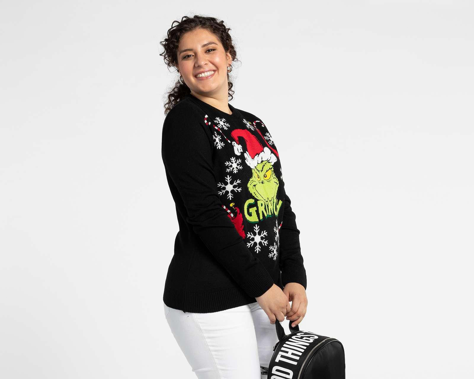 Suéter Navideño Dr. Seuss Cuello Redondo