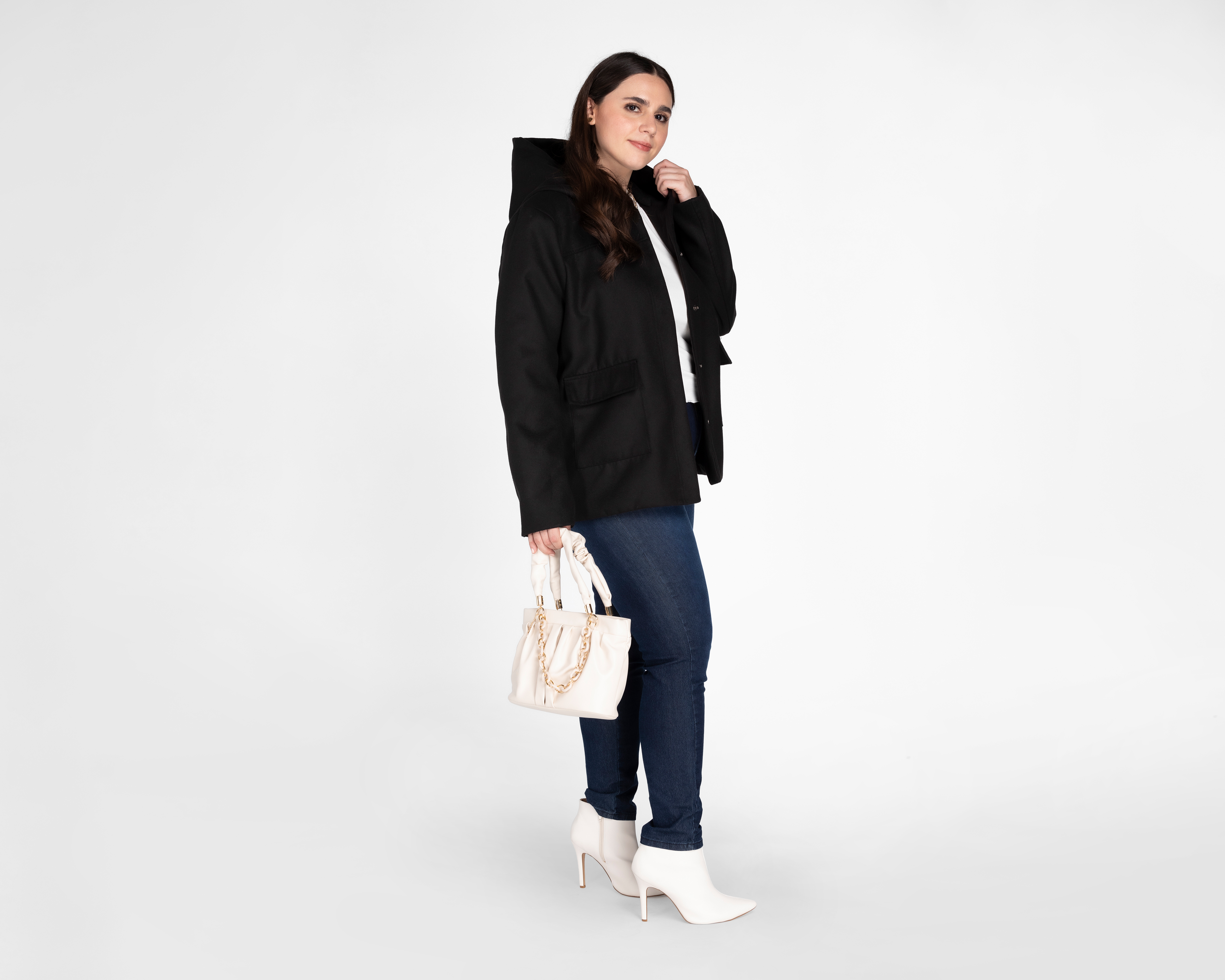 Foto 3 pulgar | Foto 2 | Abrigo York Team Polo Club Negro con Capucha