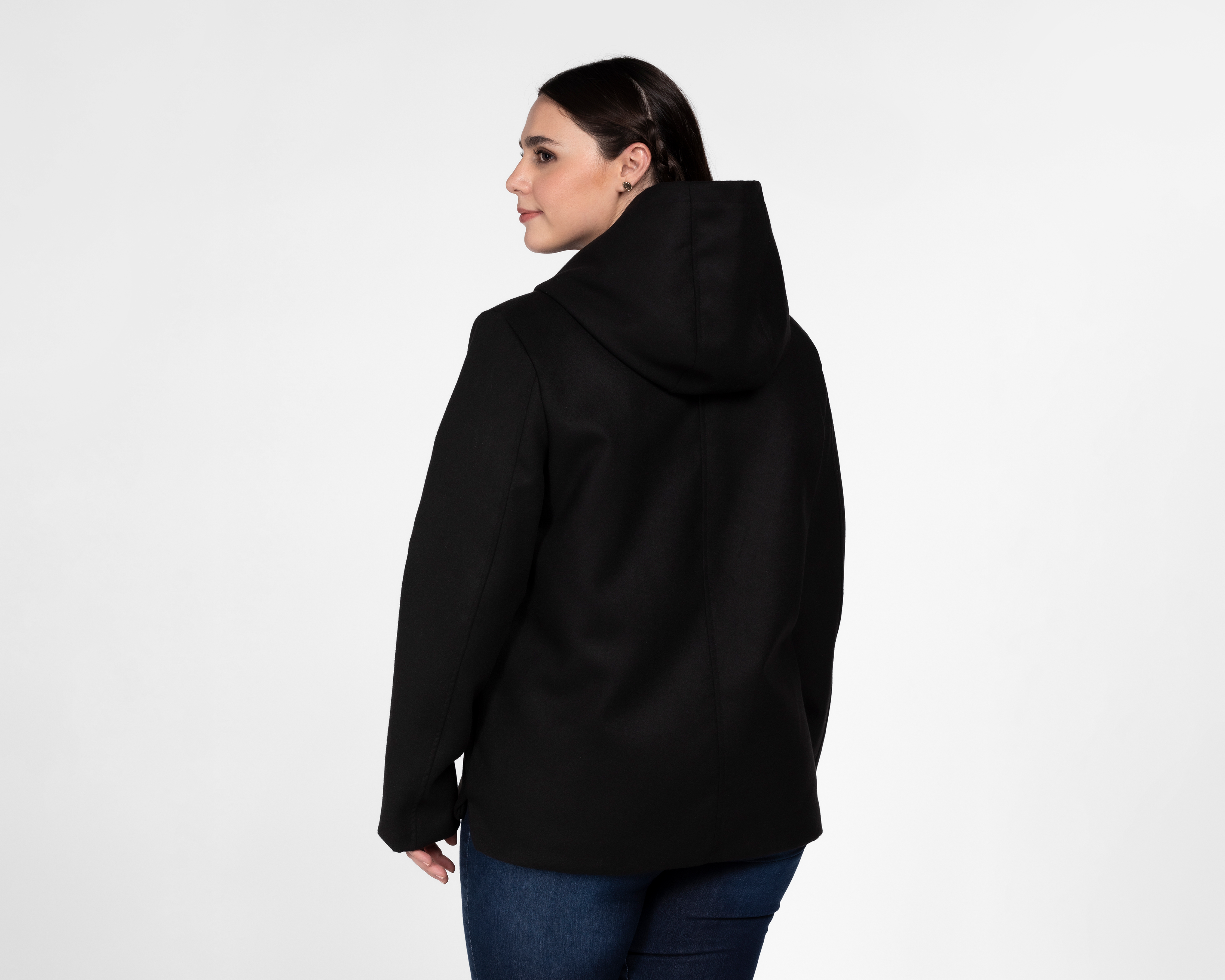 Foto 4 pulgar | Foto 3 | Abrigo York Team Polo Club Negro con Capucha