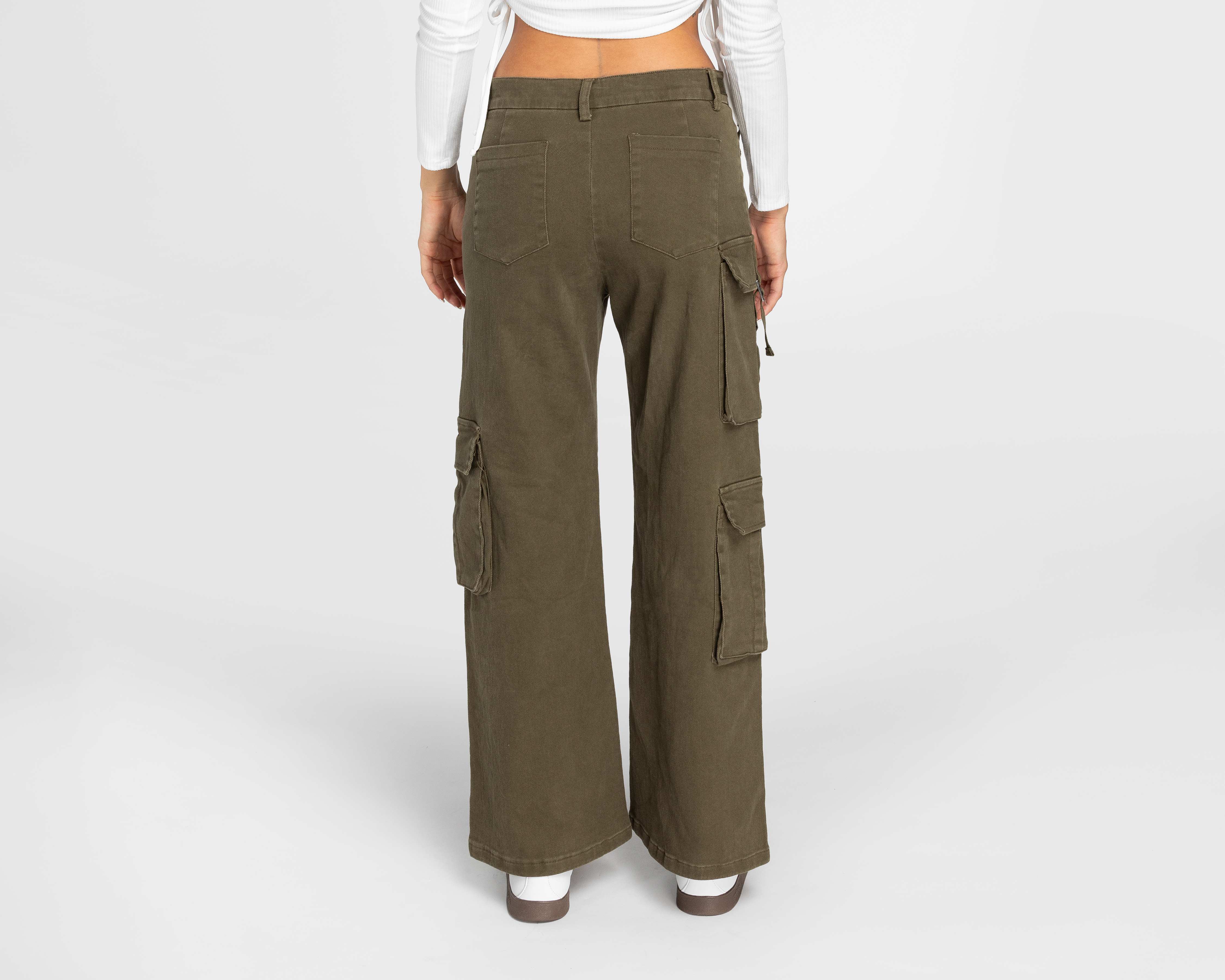 Foto 4 pulgar | Foto 3 | Pantalón Cargo Refill para Mujer