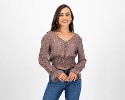 Blusa Sahara Manga Larga