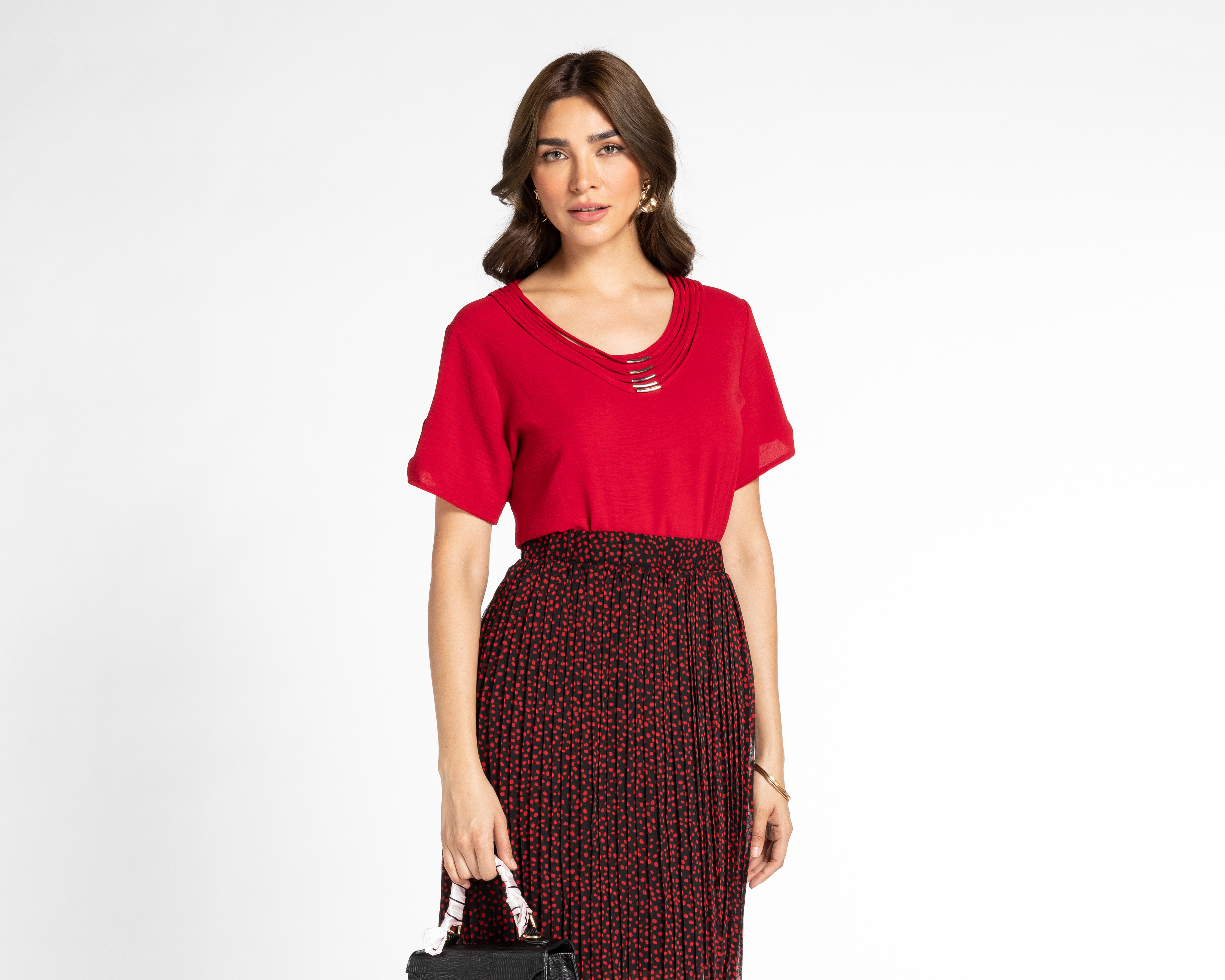 Foto 3 pulgar | Foto 2 | Blusa Sahara Manga Corta con Detalles en Cuello