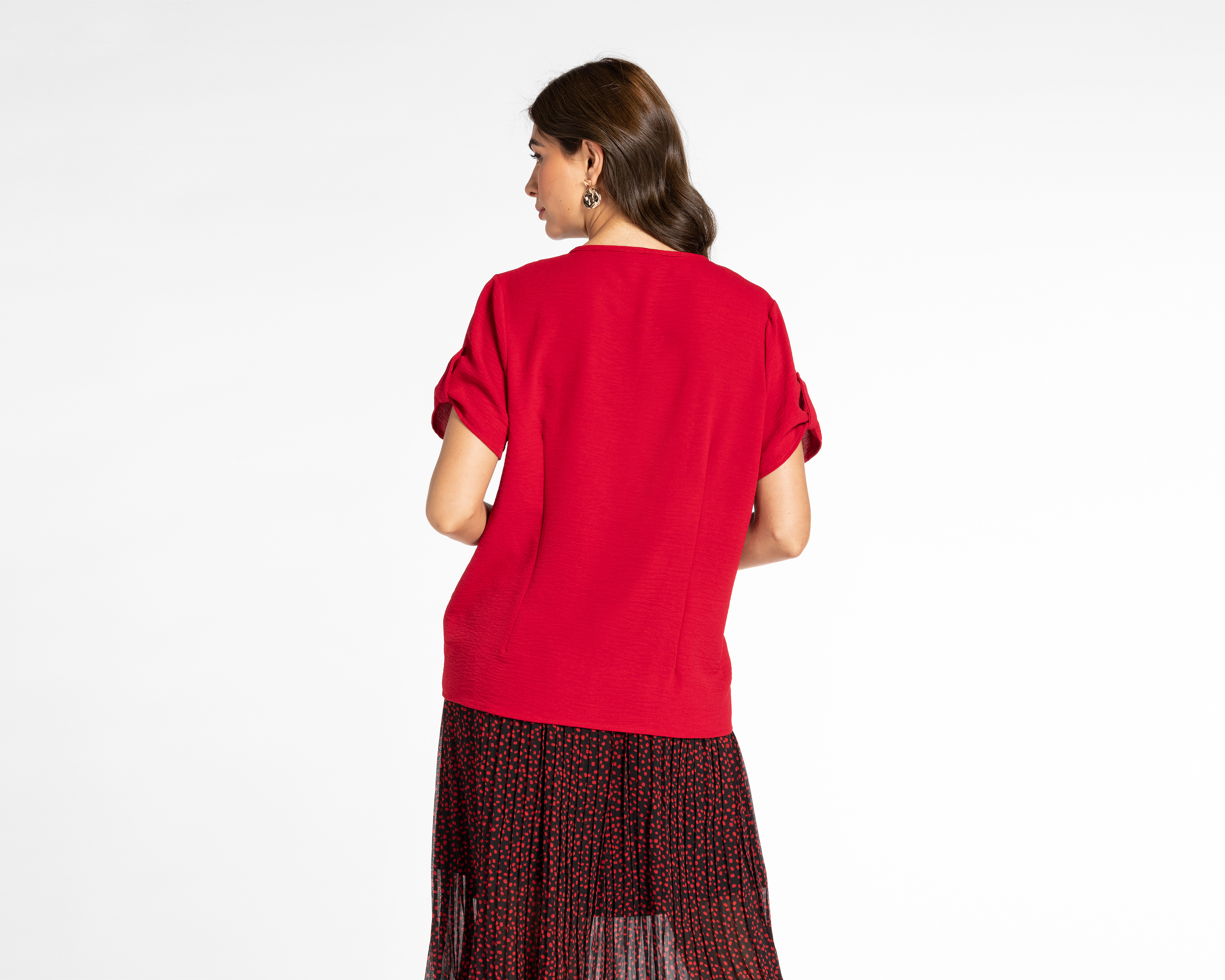 Foto 4 pulgar | Foto 3 | Blusa Sahara Manga Corta con Detalles en Cuello