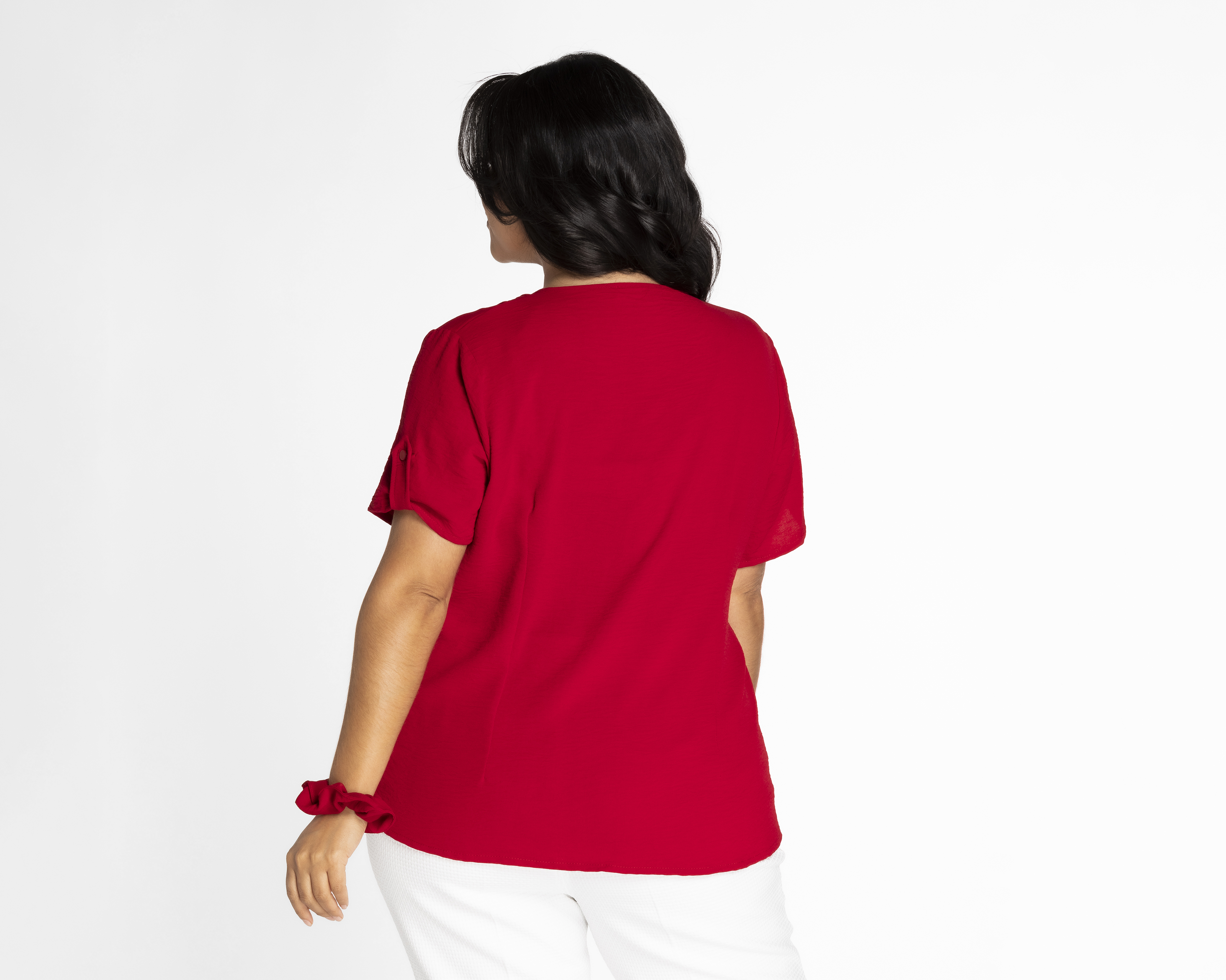 Foto 6 | Foto 6 | Blusa Sahara Manga Corta con Detalles en Cuello