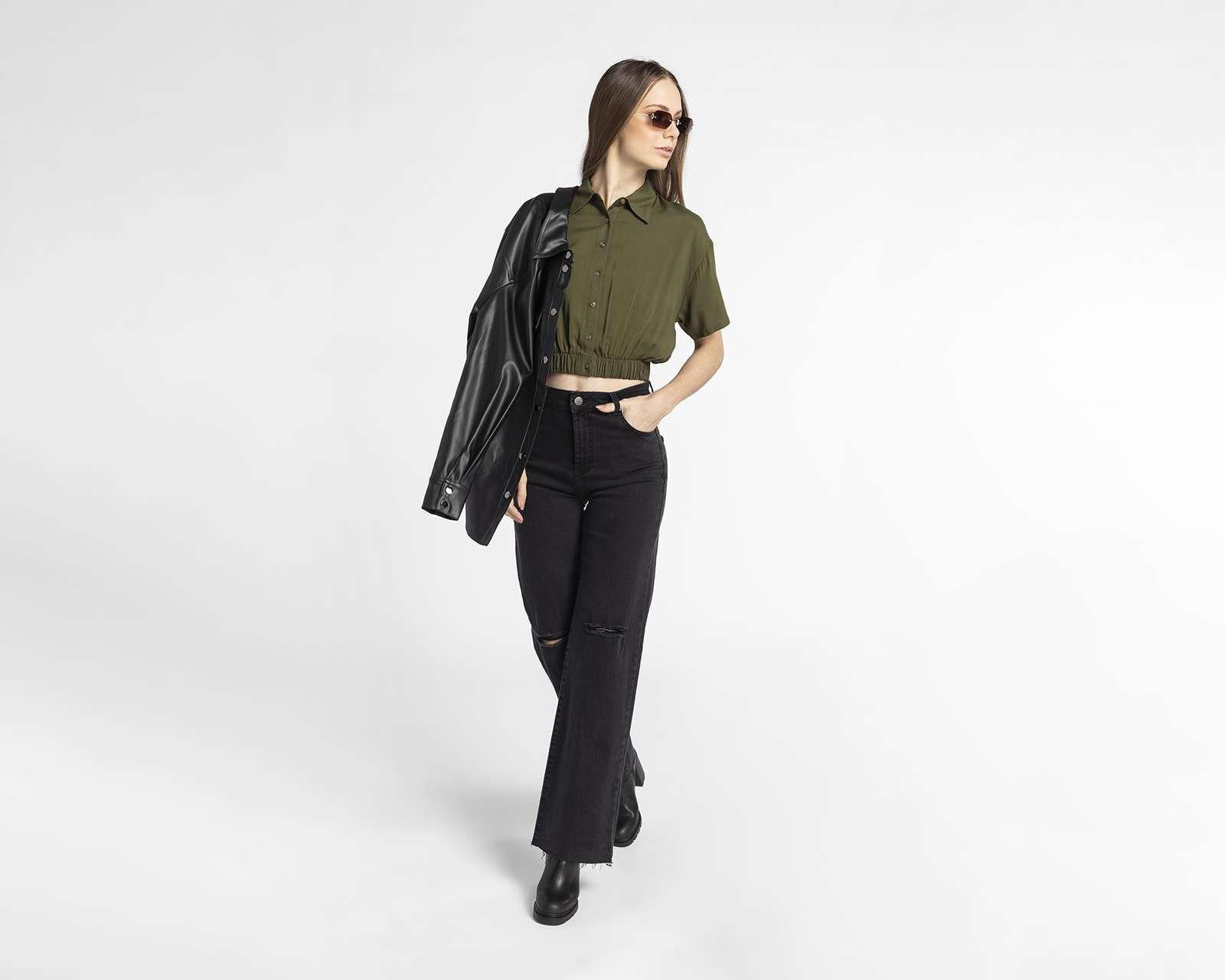 Foto 2 | Foto 2 | Blusa Refill Manga Corta con Botones